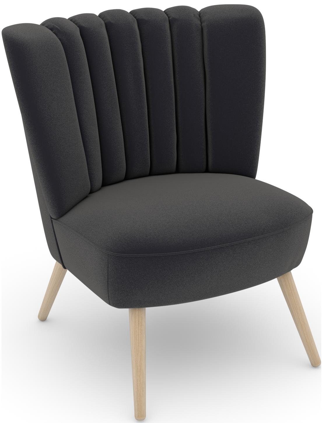 Max Winzer® Fauteuil Build-a-chair Aspen in retro-look, om zelf te stylen