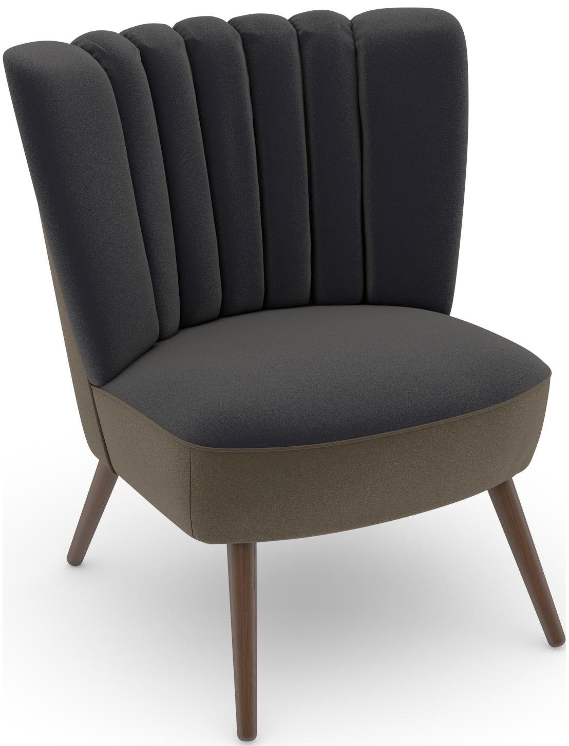 Max Winzer® Fauteuil Aspen - Build-a-chair Aspen in retro-look, om zelf te stylen