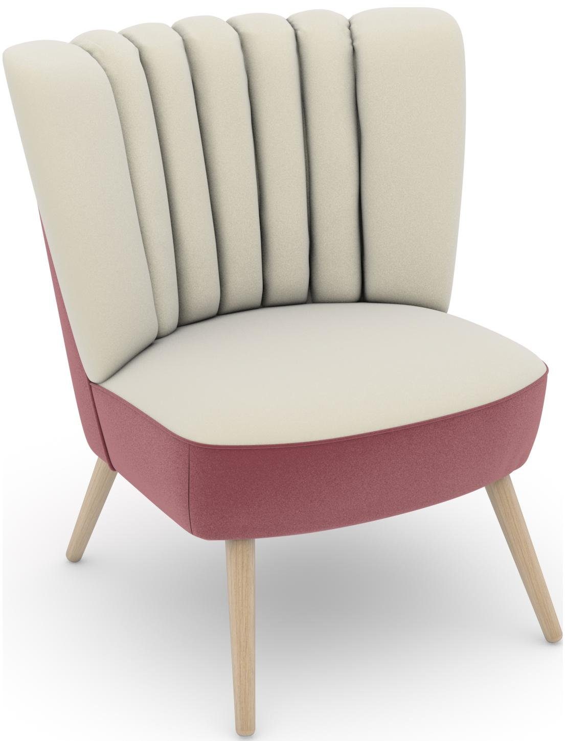 Max Winzer® Fauteuil Build-a-chair Aspen in retro-look, om zelf te stylen