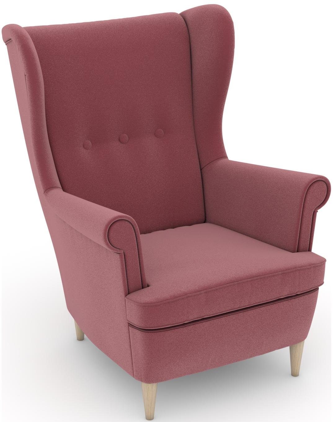 Max Winzer® Oorfauteuil Casimir in winchester-look, om zelf te stylen