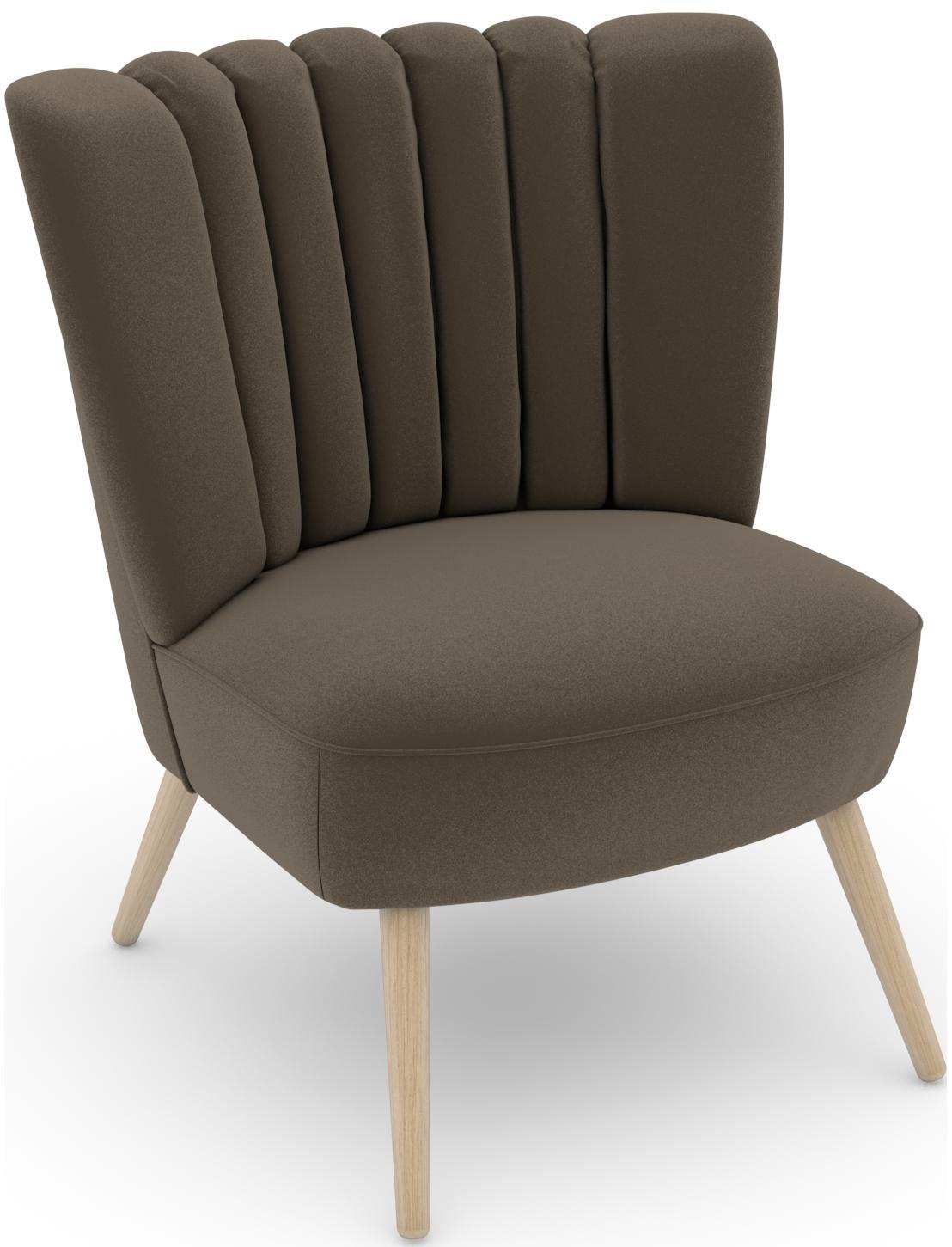 Max Winzer® Fauteuil Aspen Build-a-chair Aspen in retro-look, om zelf te stylen