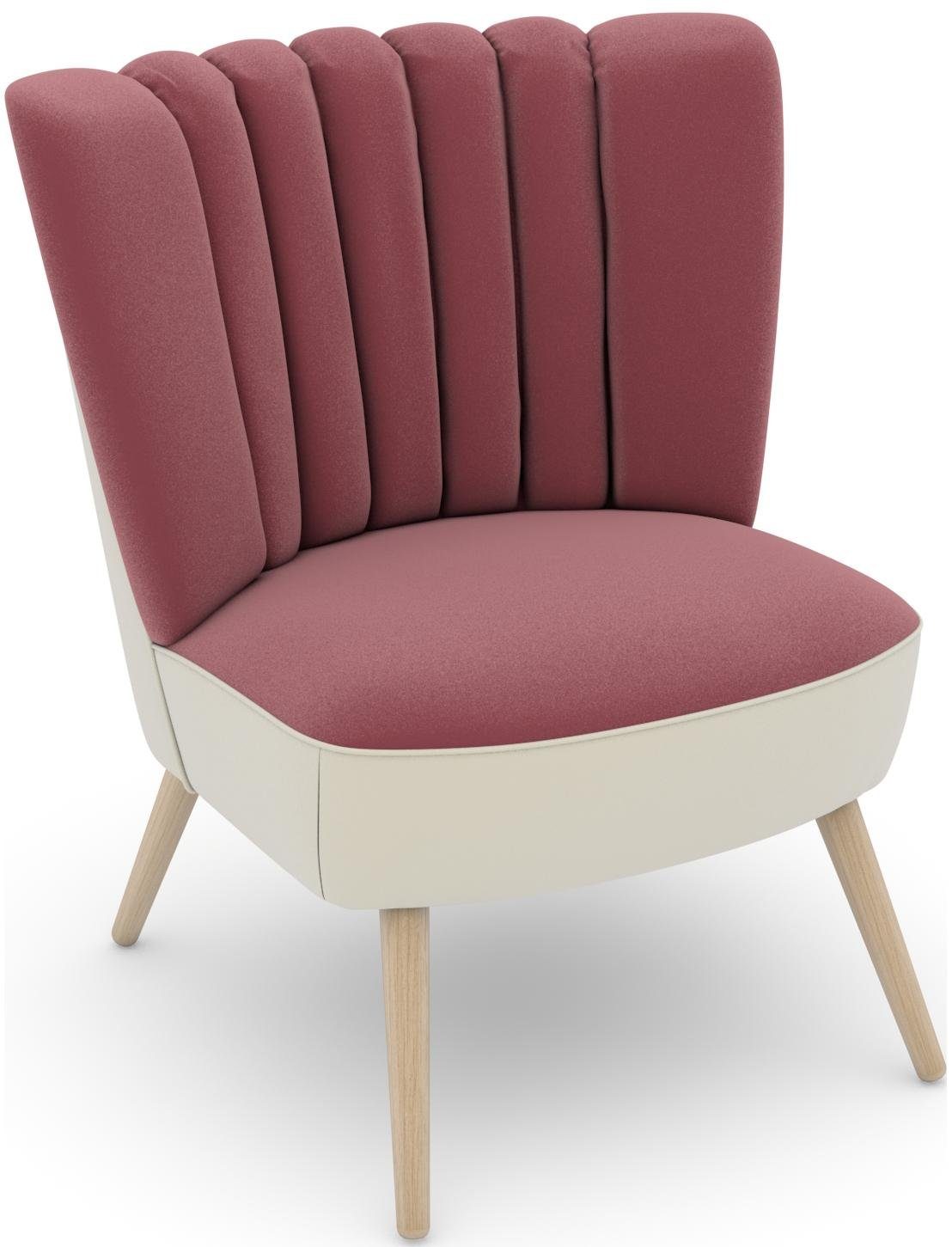 Max Winzer® Fauteuil Build-a-chair Aspen in retro-look, om zelf te stylen