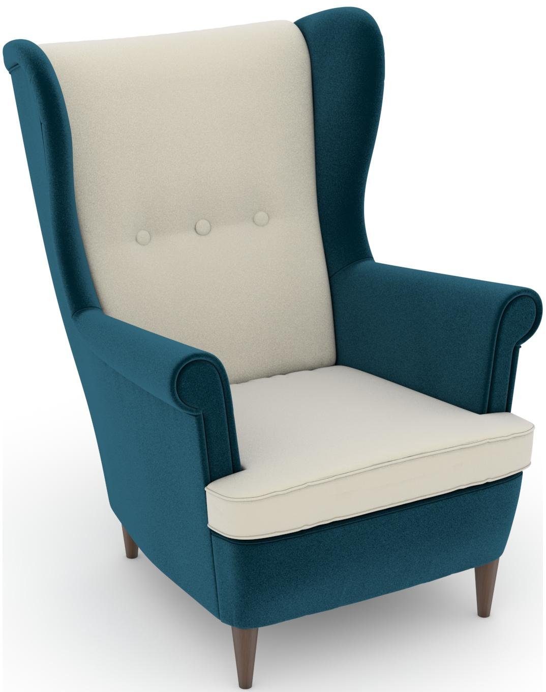 Max Winzer® Oorfauteuil Casimir in winchester-look, om zelf te stylen