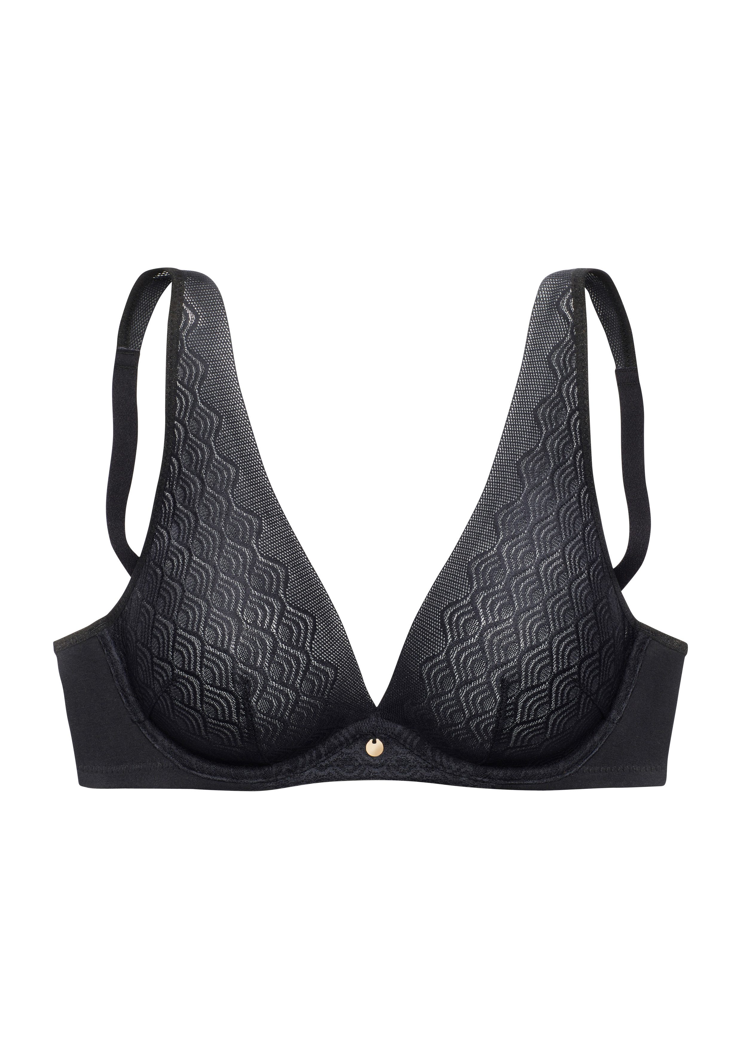 Lascana Beugel-bh in high-apex snit met extra platte randen, lingerie
