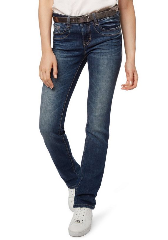 TOM TAILOR Jeans »jeans met riem« TOM TAILOR Jeans »jeans met riem«