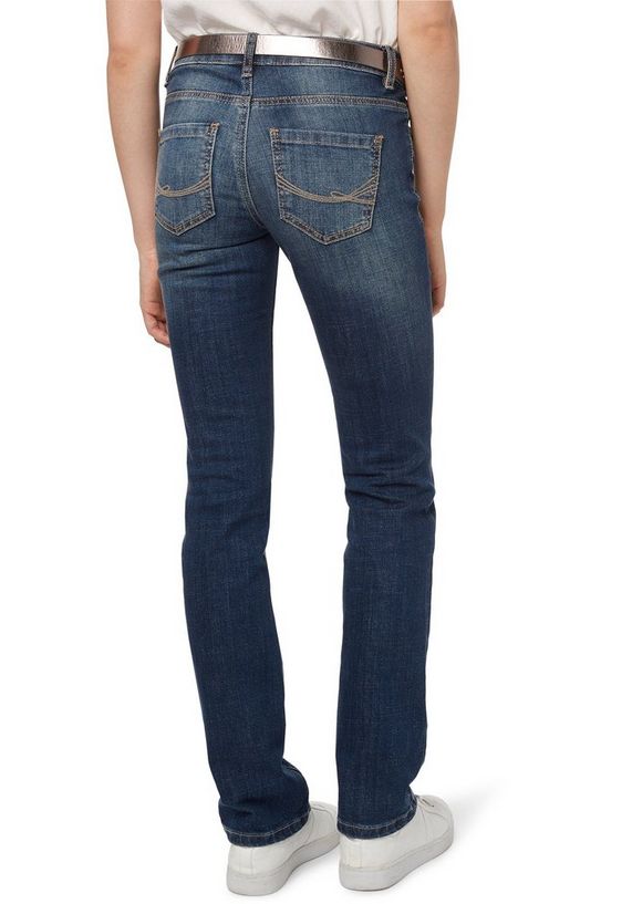 TOM TAILOR Jeans »jeans met riem« TOM TAILOR Jeans »jeans met riem«