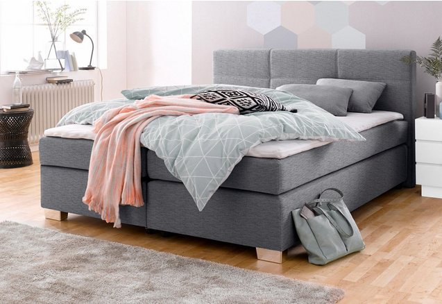 Boxspring incl. topmatras en kussen Boxspring incl. topmatras en kussen