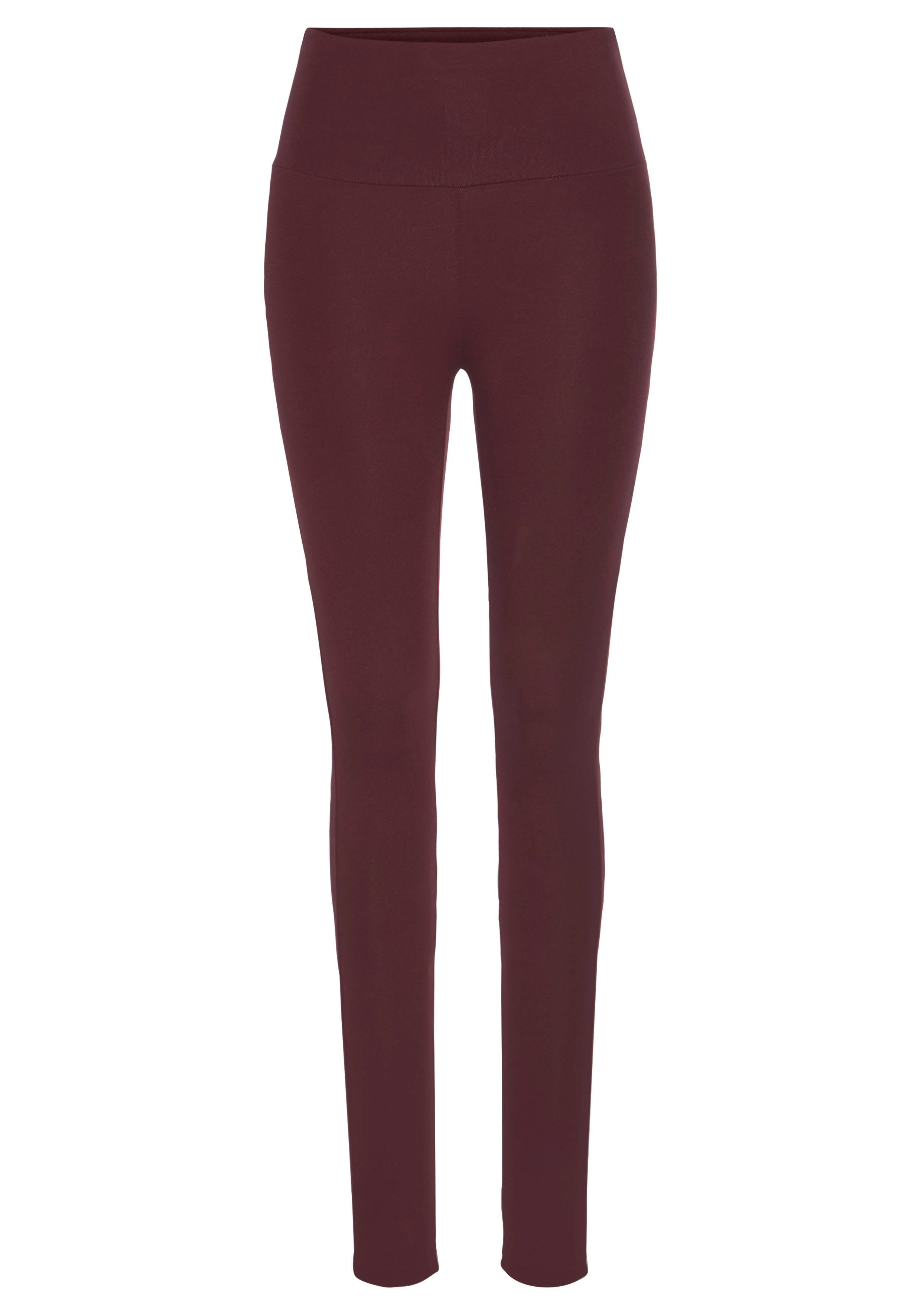 Lascana Legging met brede boord, loungewear