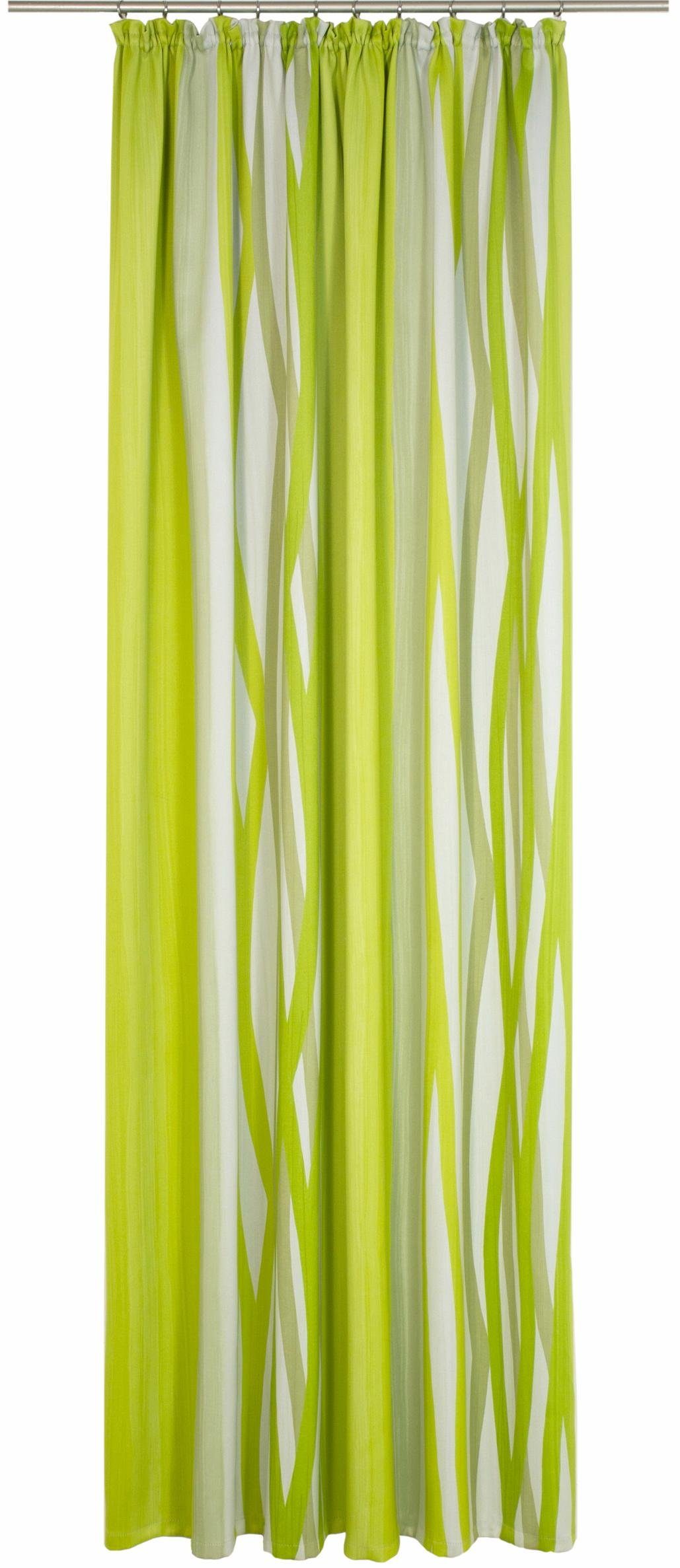 Wirth Gordijn Brooklyn (1 stuk) kant & klaar gordijnen maat hxb: 220x145 cm groen