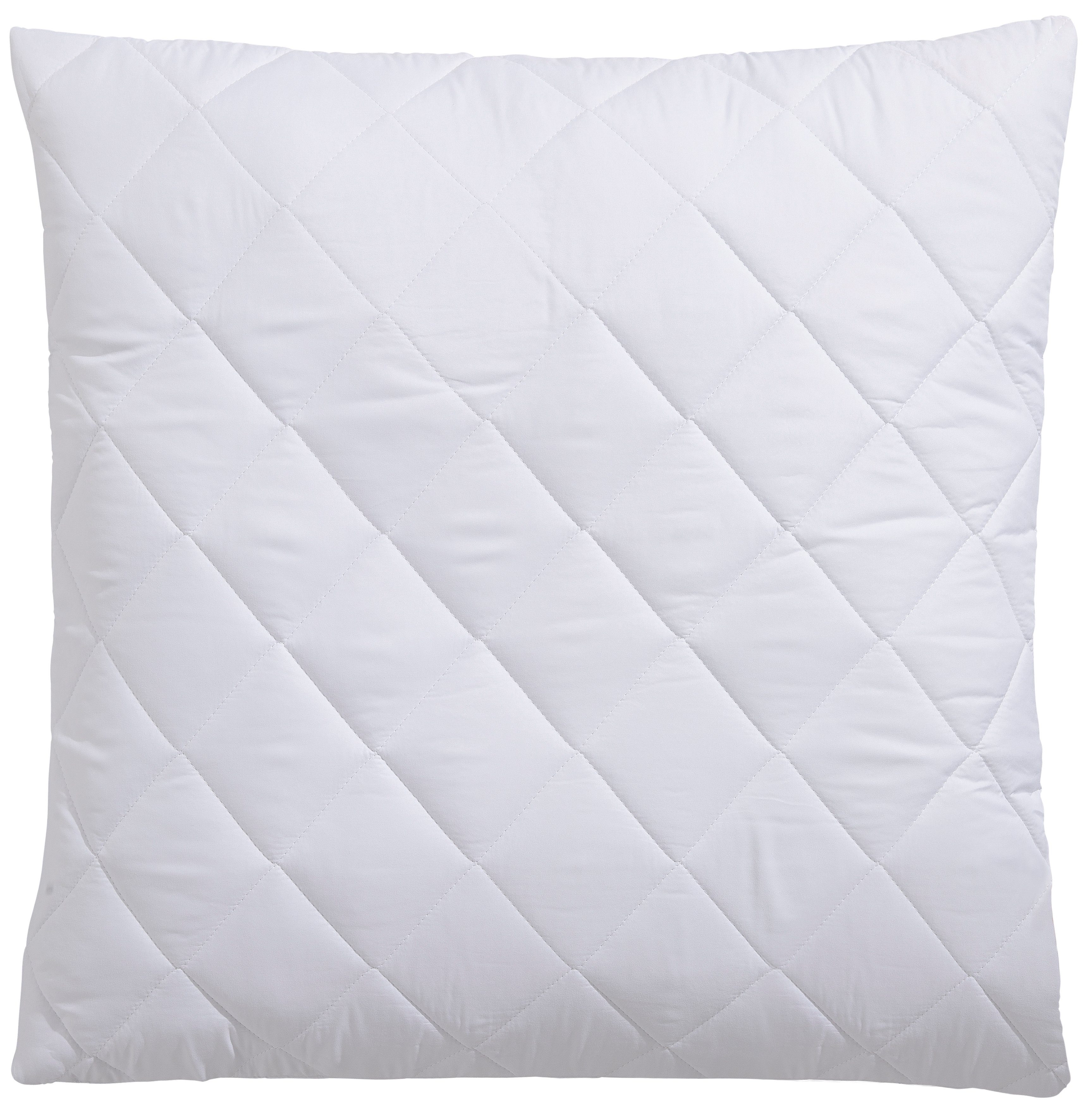 my home Microfiberkussen Microlux kussen 40x80 cm, 80x80 cm Kussen, in de kleuren: wit, blauw, roze & groen hoofdkussens wit