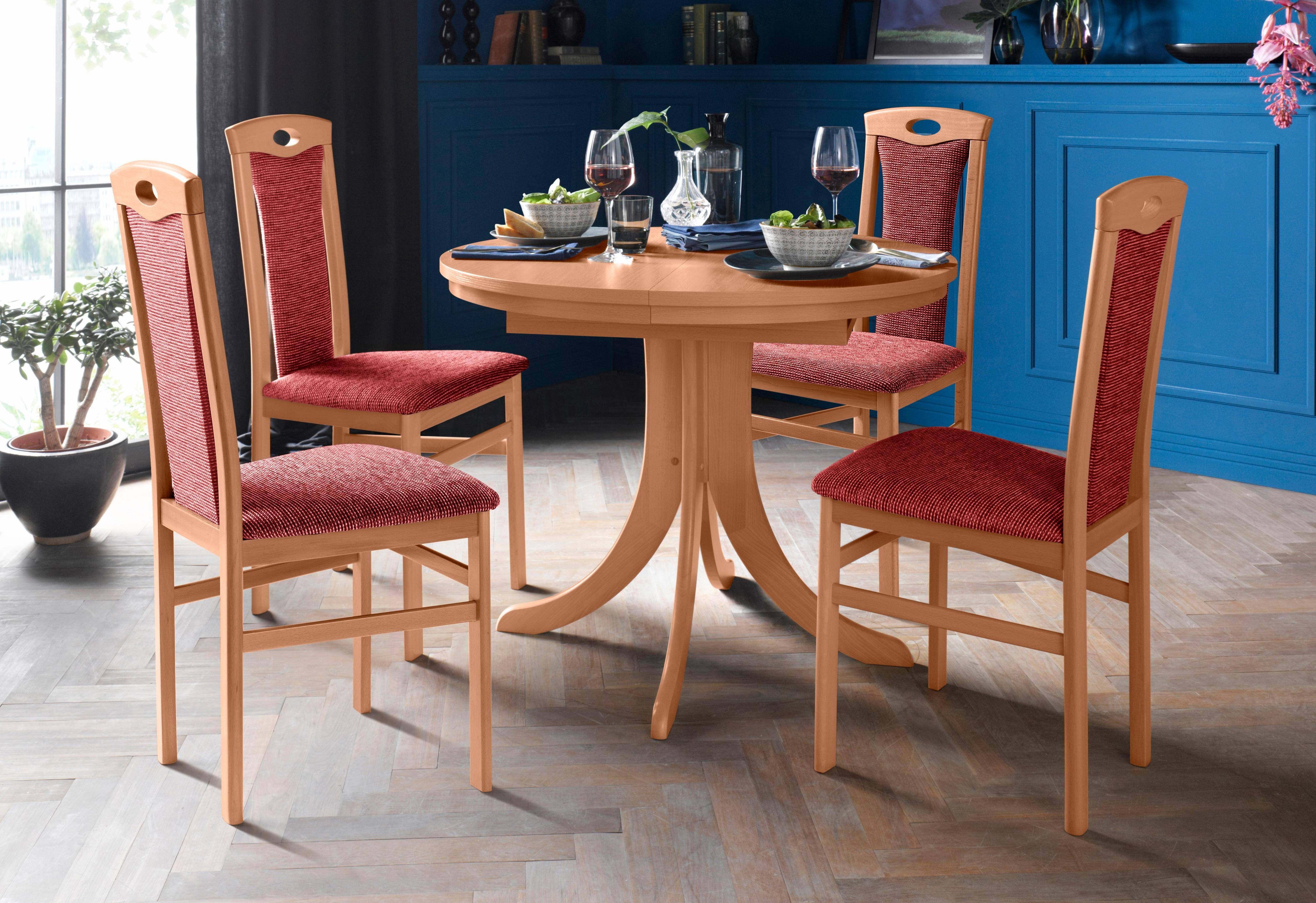 Home affaire Stoel met 4 poten Kasia (set, 2 stuks)