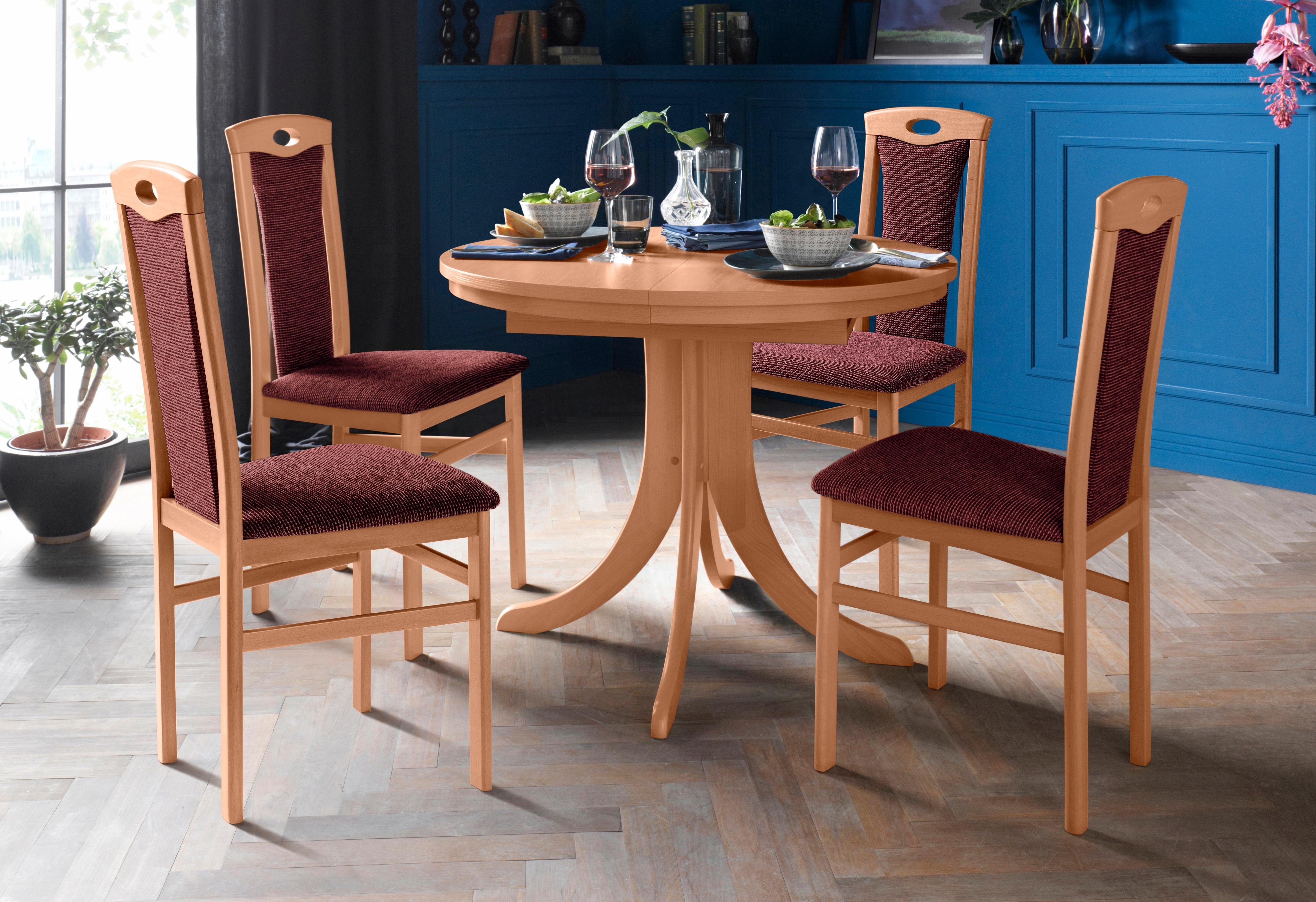 Home affaire Stoel met 4 poten Kasia (set, 2 stuks)