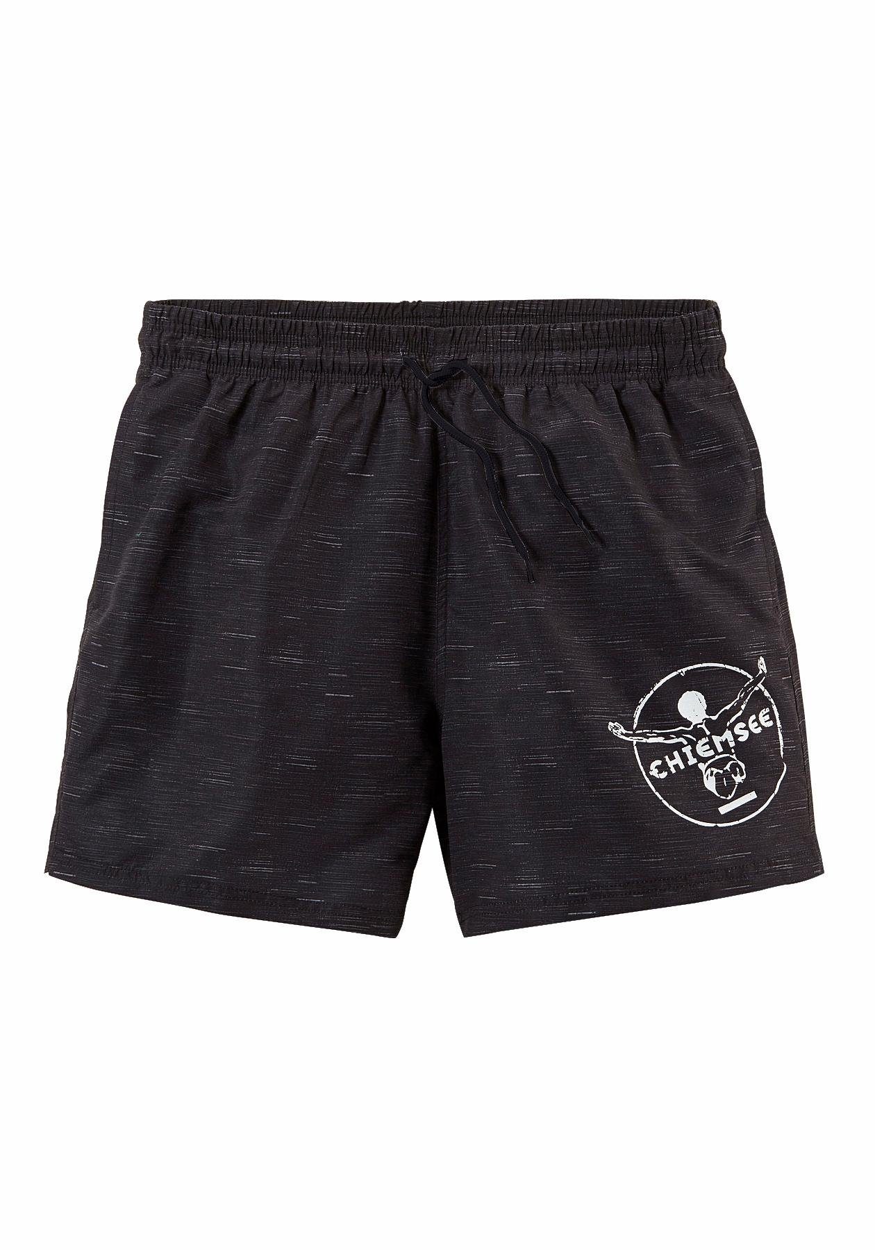 Chiemsee Zwemshort Mêlee met logoprint, zijzakken