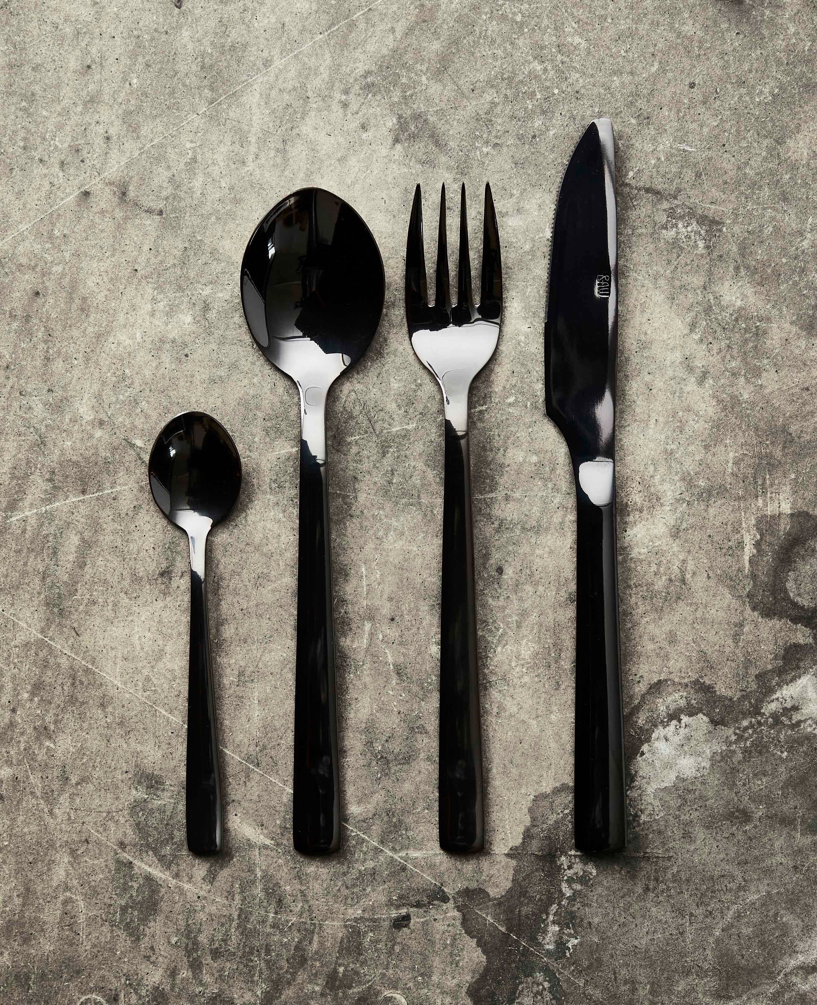 aida RAW Bestekset Raw PVD-gecoat oppervlak (set, 60-delig)