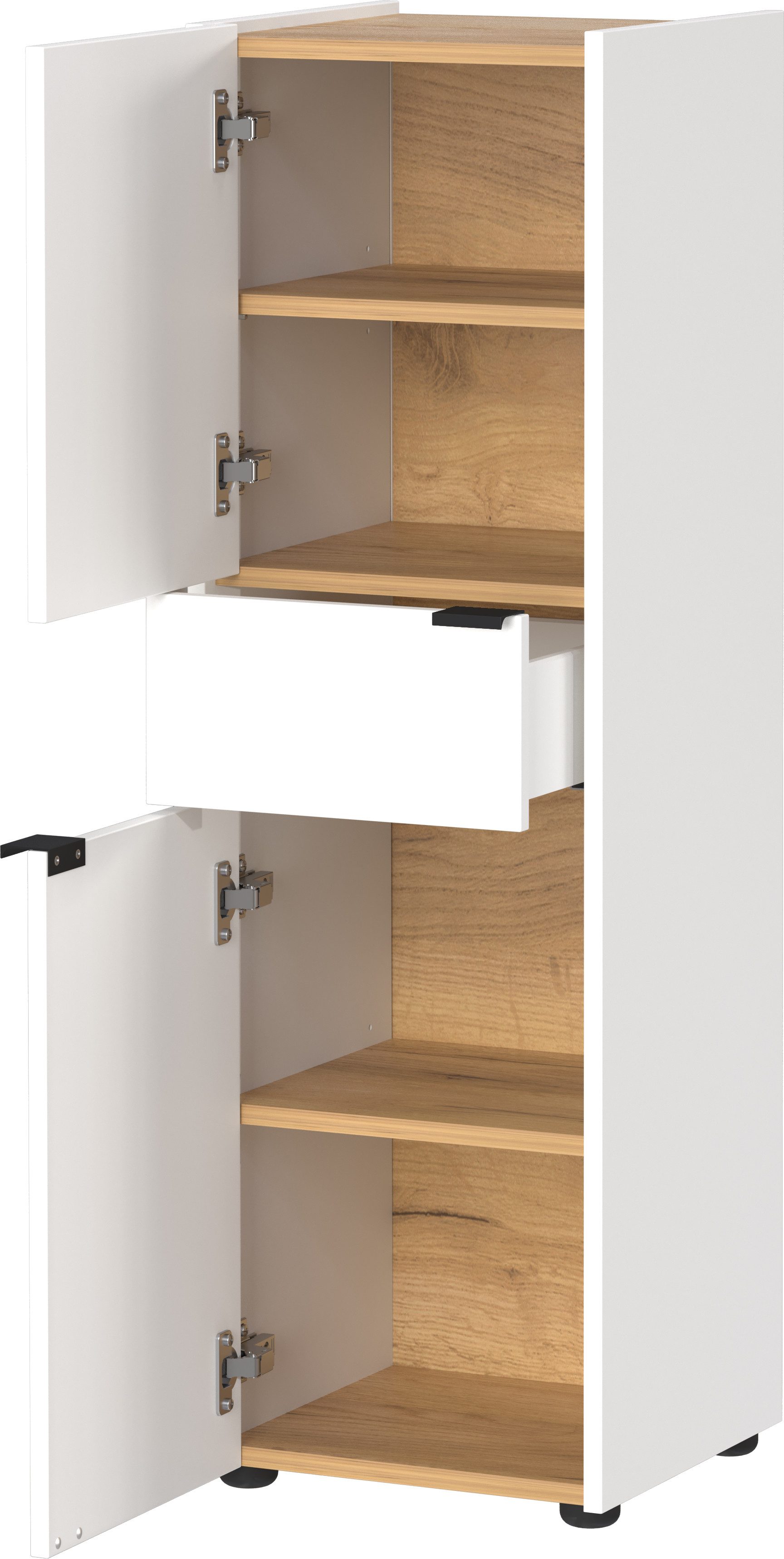 GERMANIA Halfhoge kast Ameca Kast met een lade en twee deuren