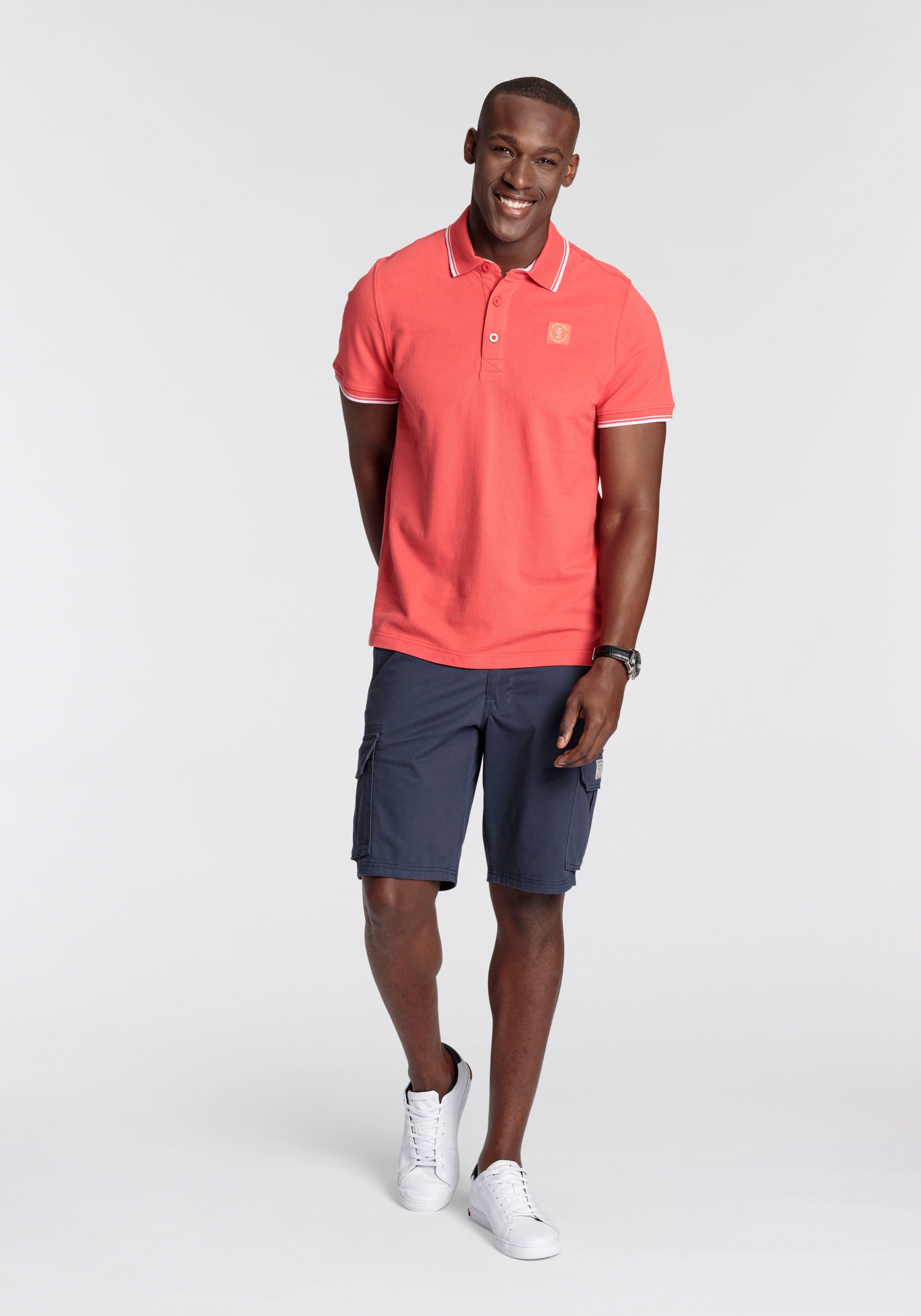 DELMAO Poloshirt Korte mouwen, losse pasvorm, polokraag, voor tennis of golf