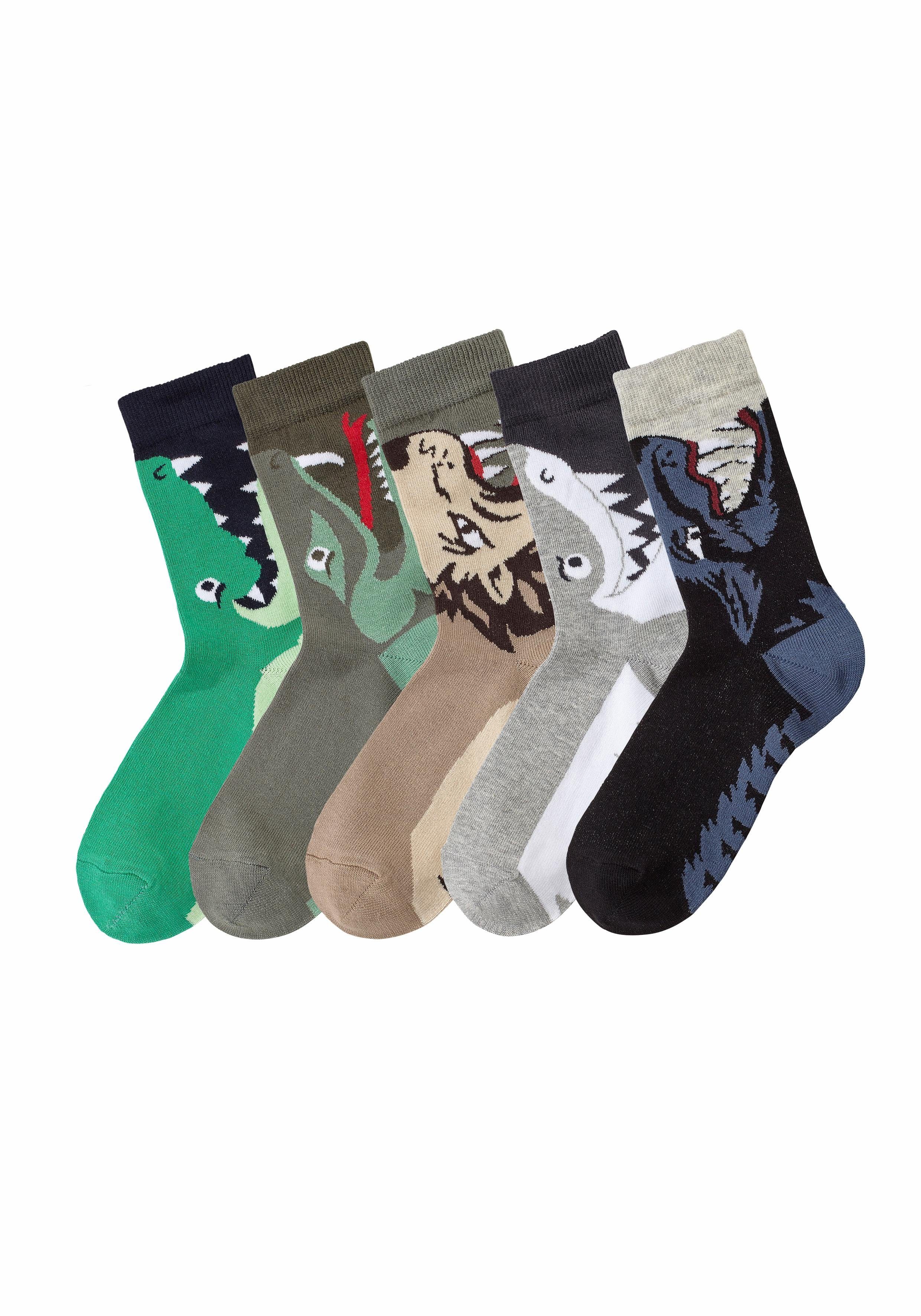 Sokken met dierenmotieven (set, 5 paar)