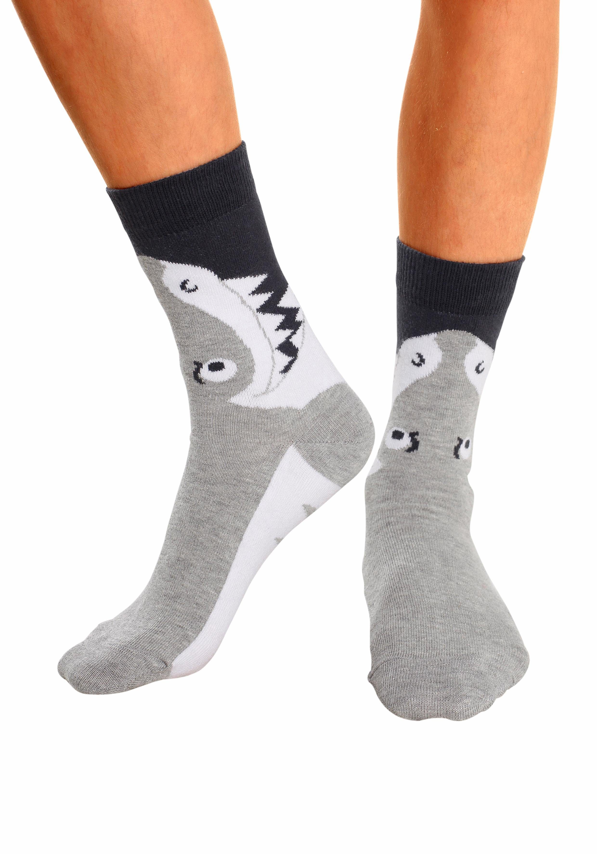 Sokken met dierenmotieven (set, 5 paar)