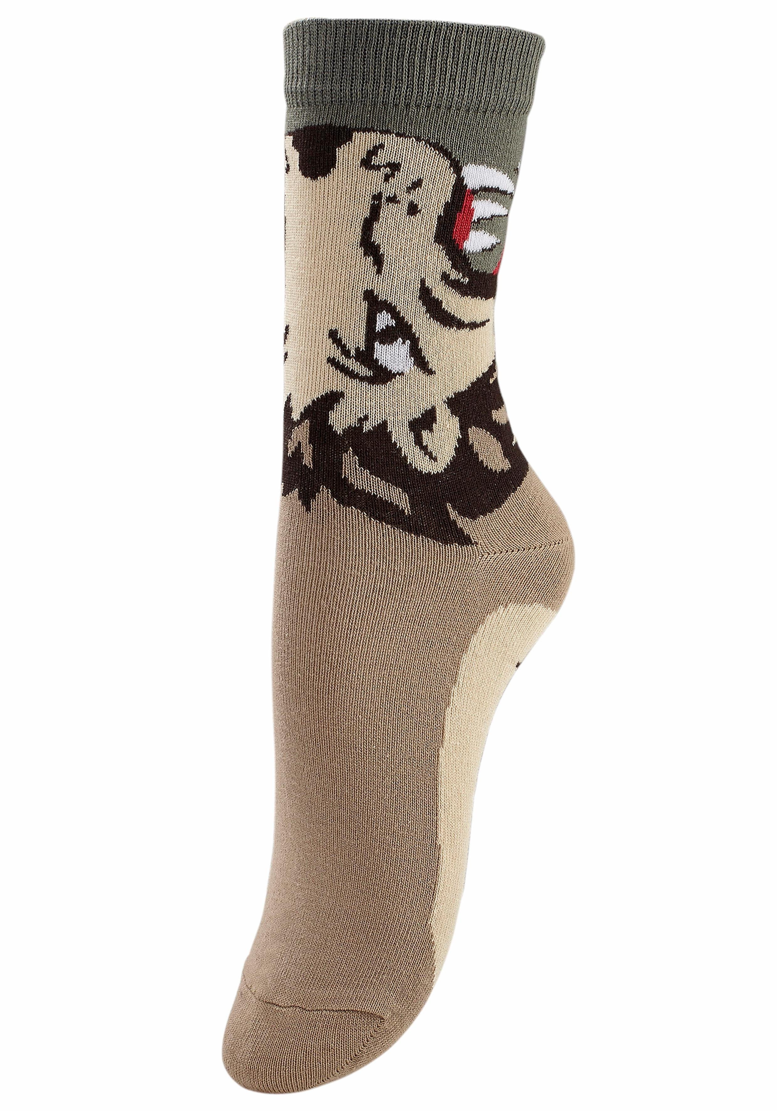 Sokken met dierenmotieven (set, 5 paar)
