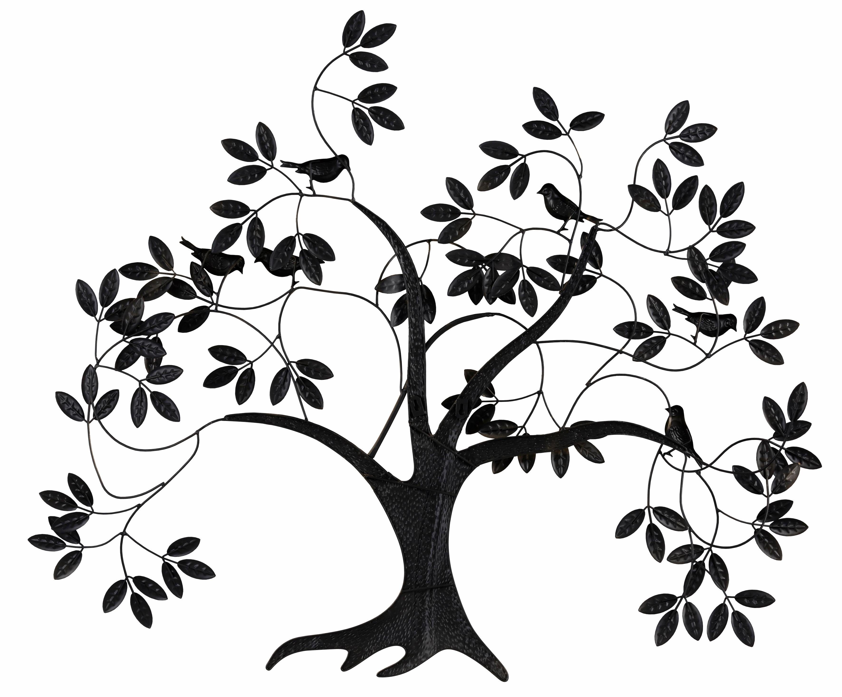 Home affaire Sierobject voor aan de wand Boom Wanddeco, wanddecoratie, van metaal, woonkamer