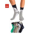 sokken met dierenmotieven (5 paar) multicolor