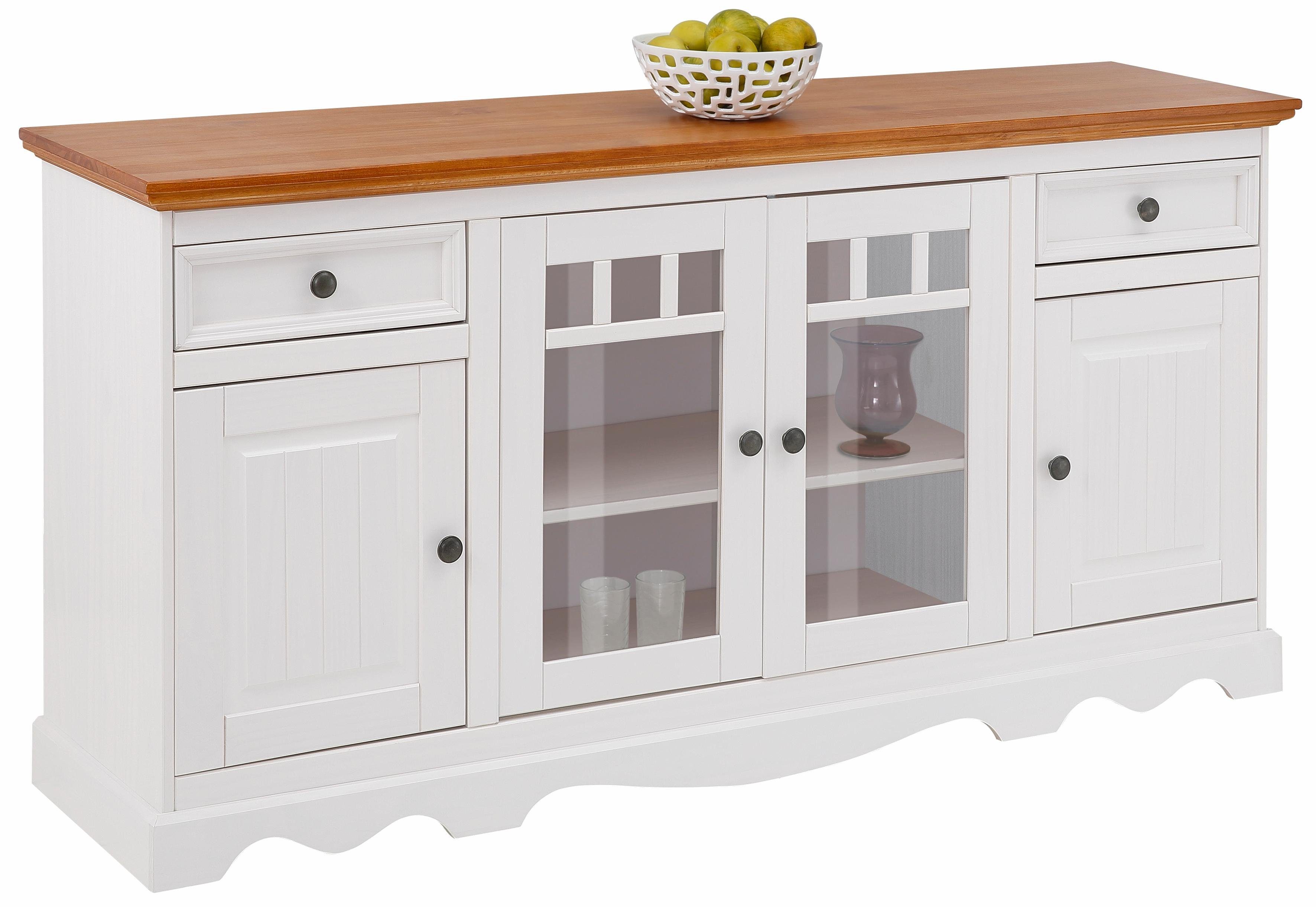 Home affaire Dressoir MELISSA Commode, breedte 169 cm dressoirs wit