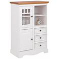 home affaire highboard melissa breedte 80 cm wit