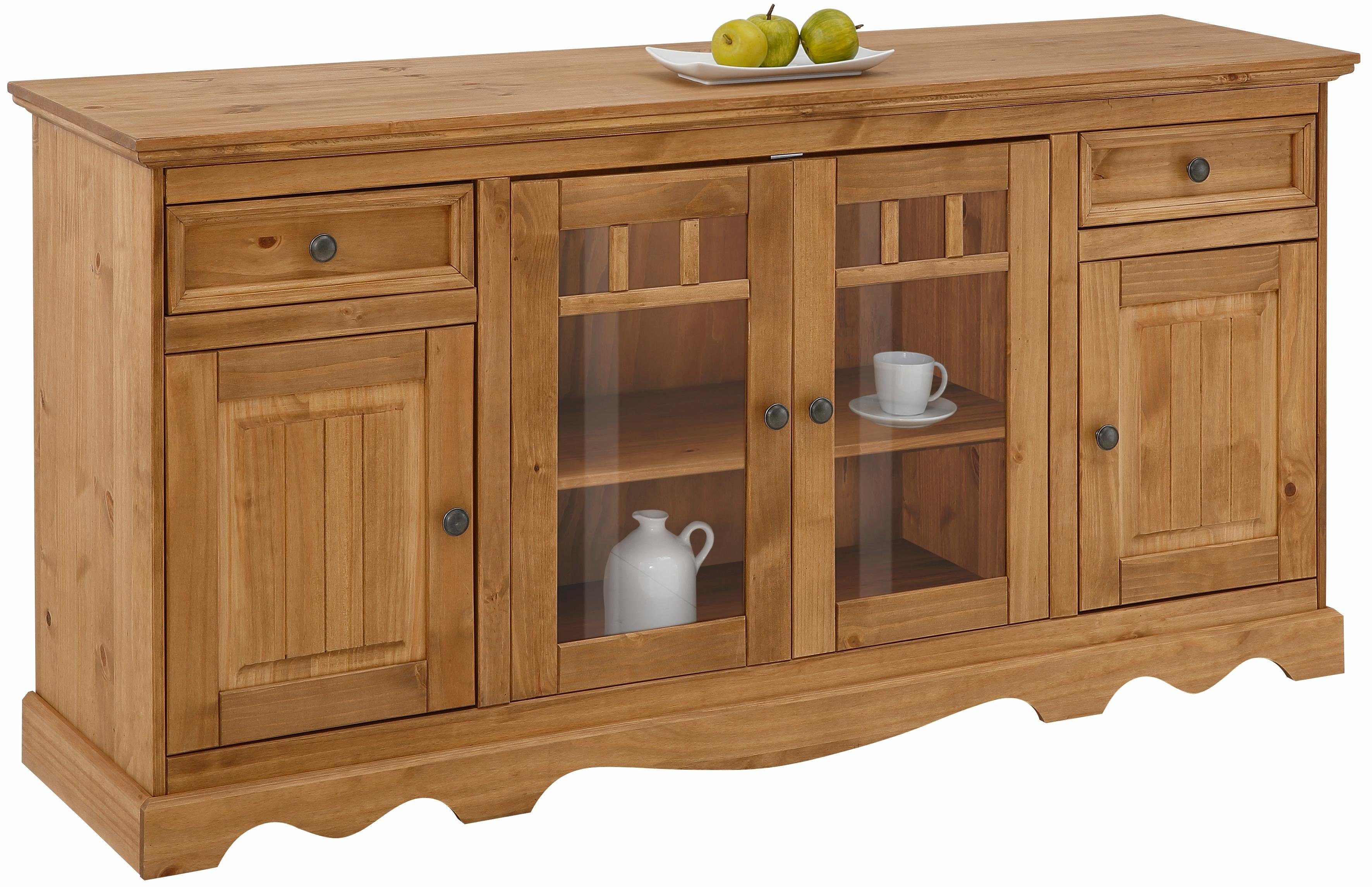 Home affaire Dressoir MELISSA Commode, breedte 169 cm dressoirs maat 169x45x85 cm beige