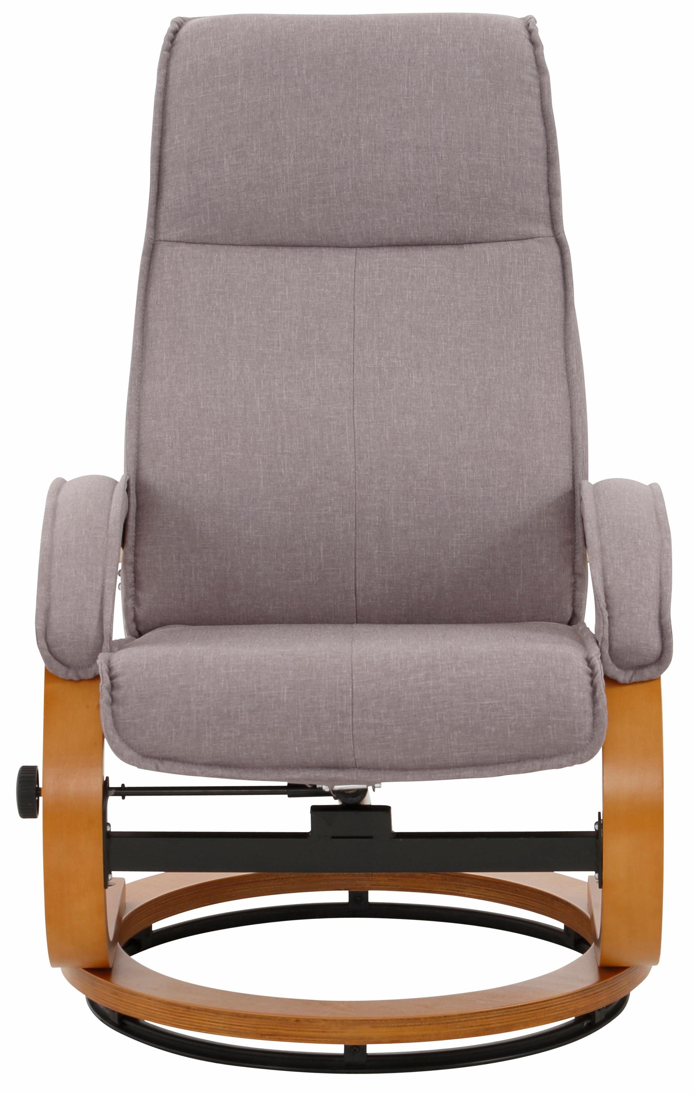 Home affaire Relaxfauteuil Paris TV-fauteuil, fauteuil met poef, woonkamer, handmatige slaapfunctie (set, 2 stuks)