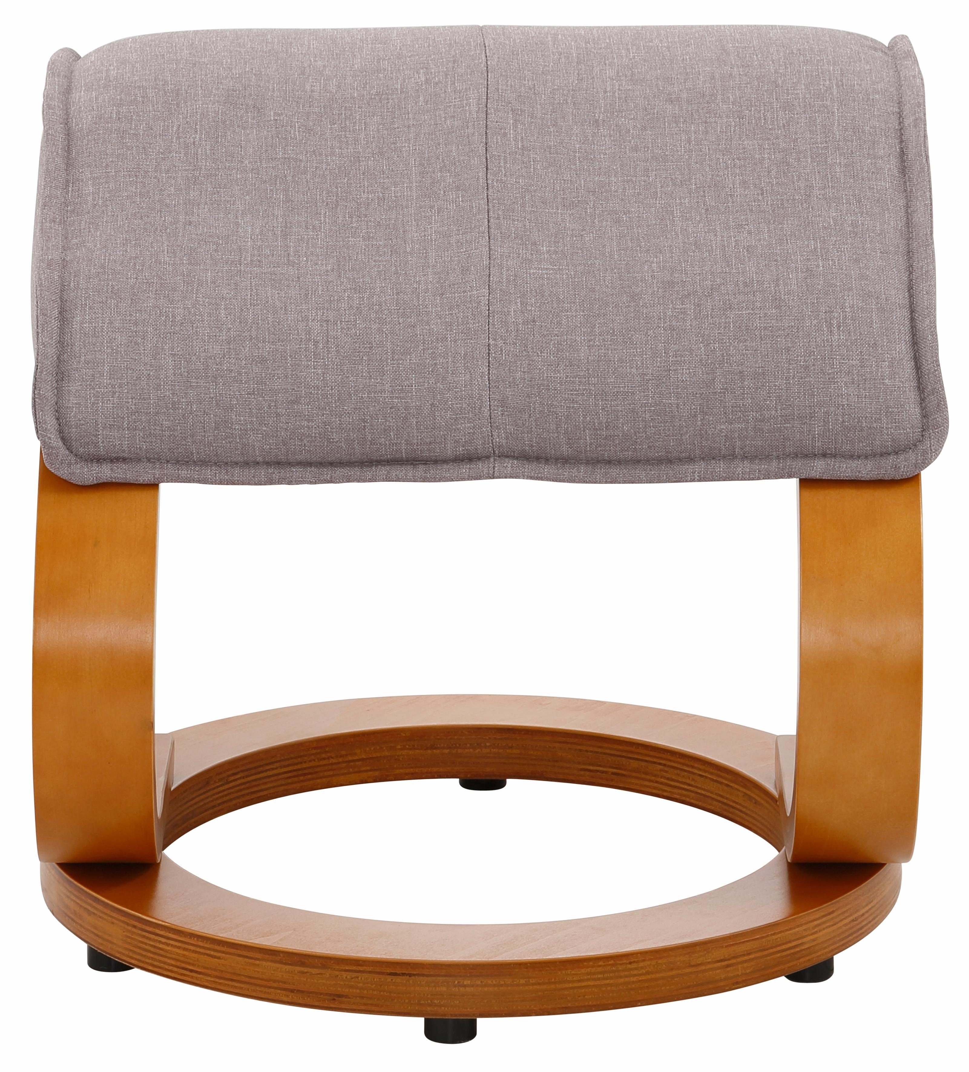 Home affaire Relaxfauteuil Paris TV-fauteuil, fauteuil met poef, woonkamer, handmatige slaapfunctie (set, 2 stuks)
