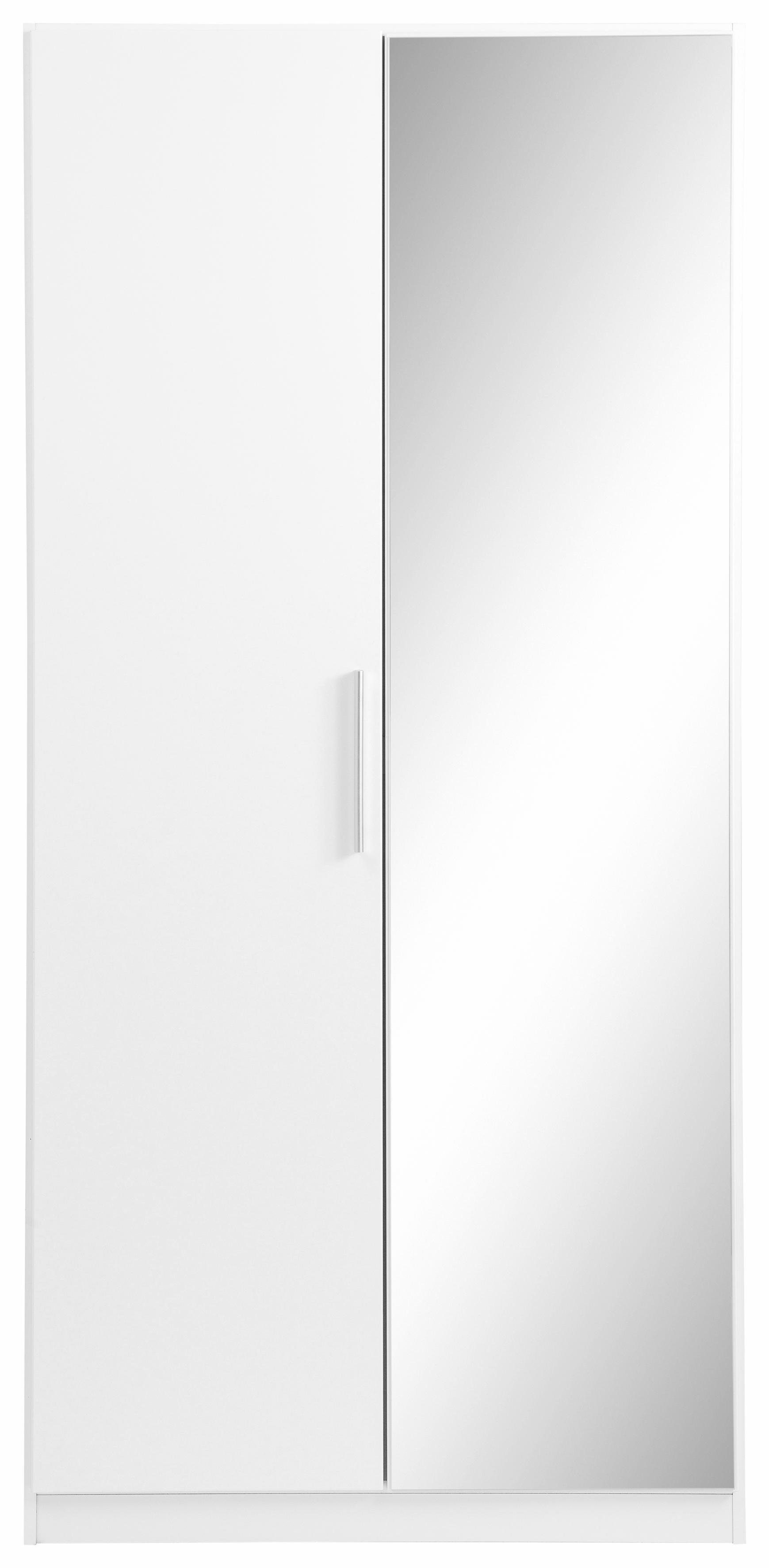 rauch Kledingkast Garderobe Draai-deurskast Kledingkast Kast Schoenenkast MINOSA Breedte 91 cm, uitschuifbare kledingstang 6 schoenenplanken MADE IN GERMANY