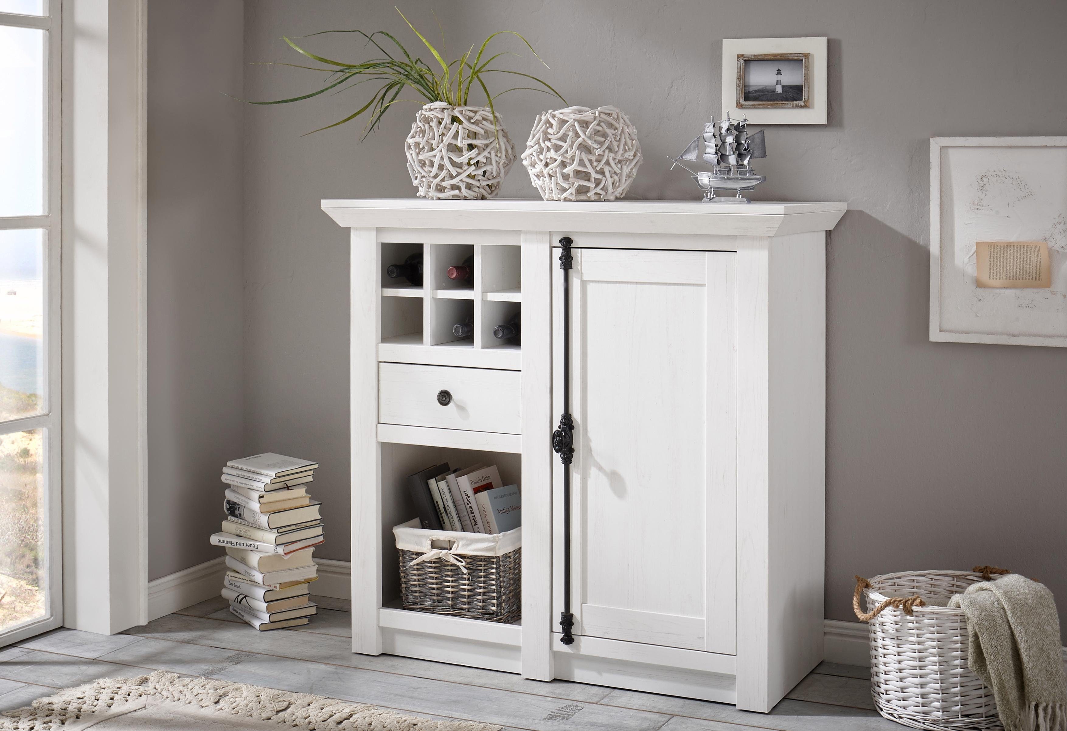 Home affaire Highboard California Breedte 105 cm highboards wit