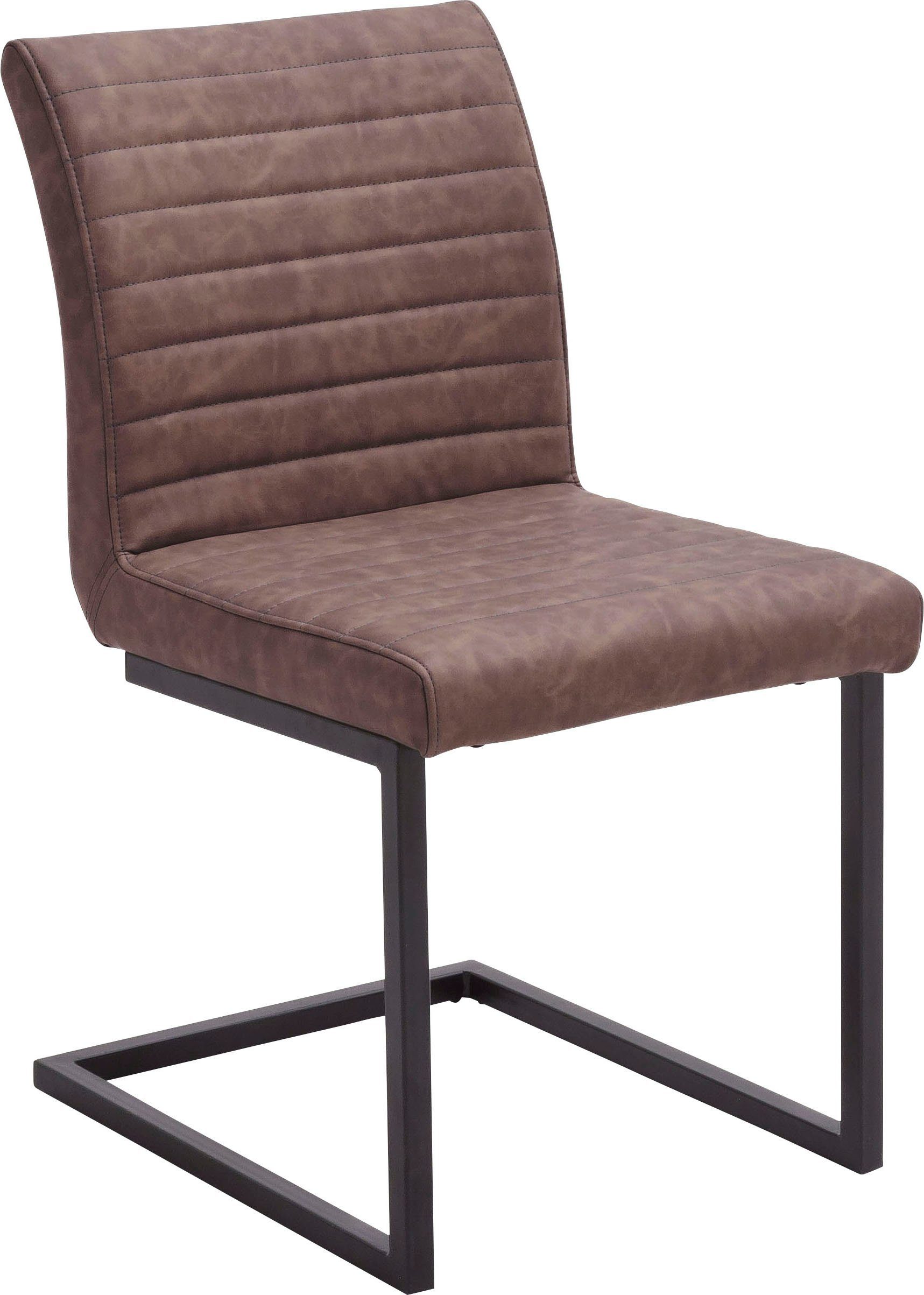 MCA furniture Eetkamerstoel Kian Vintage imitatieleer met of zonder armleuning, stoel belastbaar tot 120 kg (set, 2 stuks)