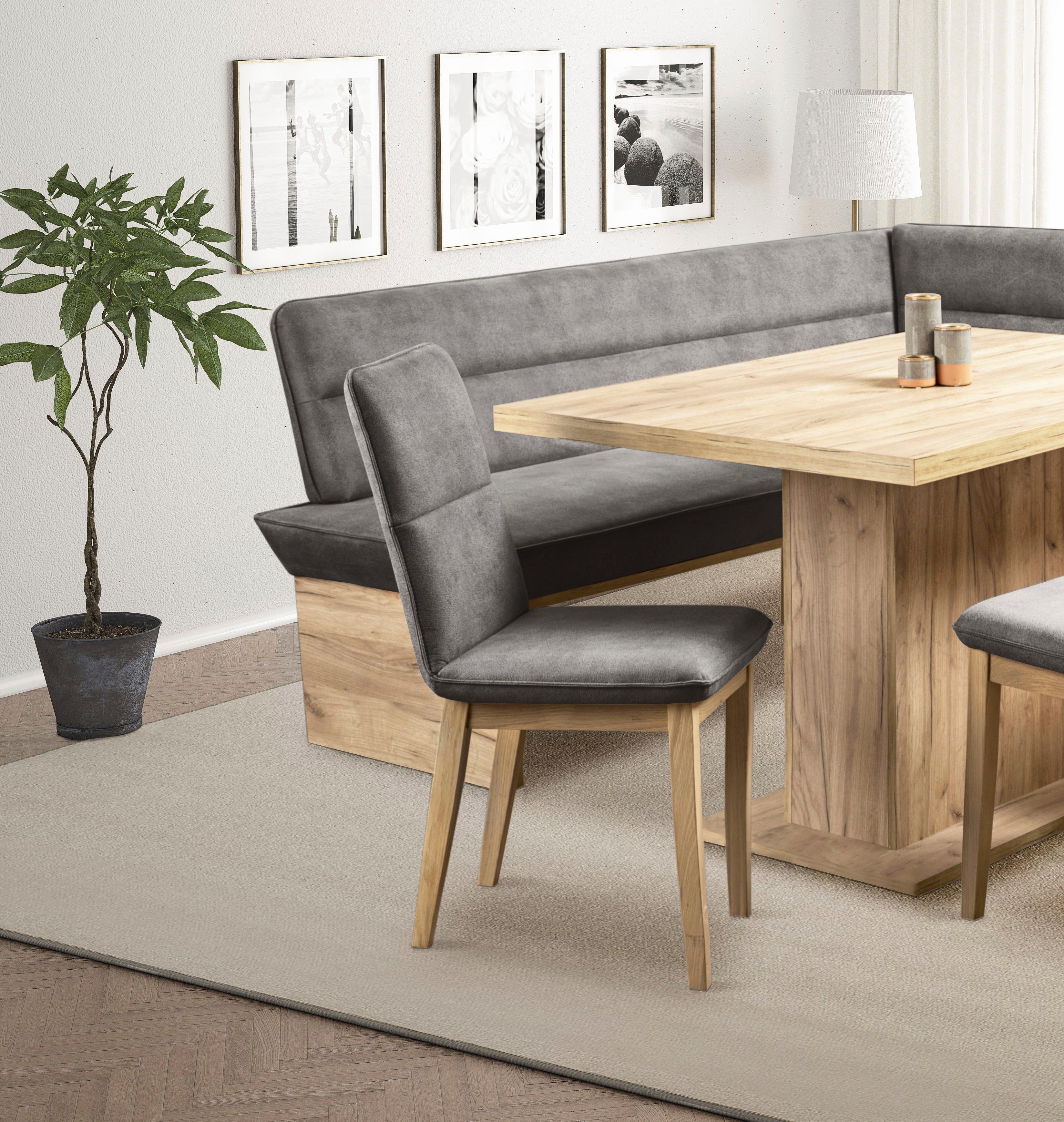Home affaire Eethoek Beluna + Cross eethoek zitgroep hoekbank keukenbank BESTSELLER (set, 4-delig)