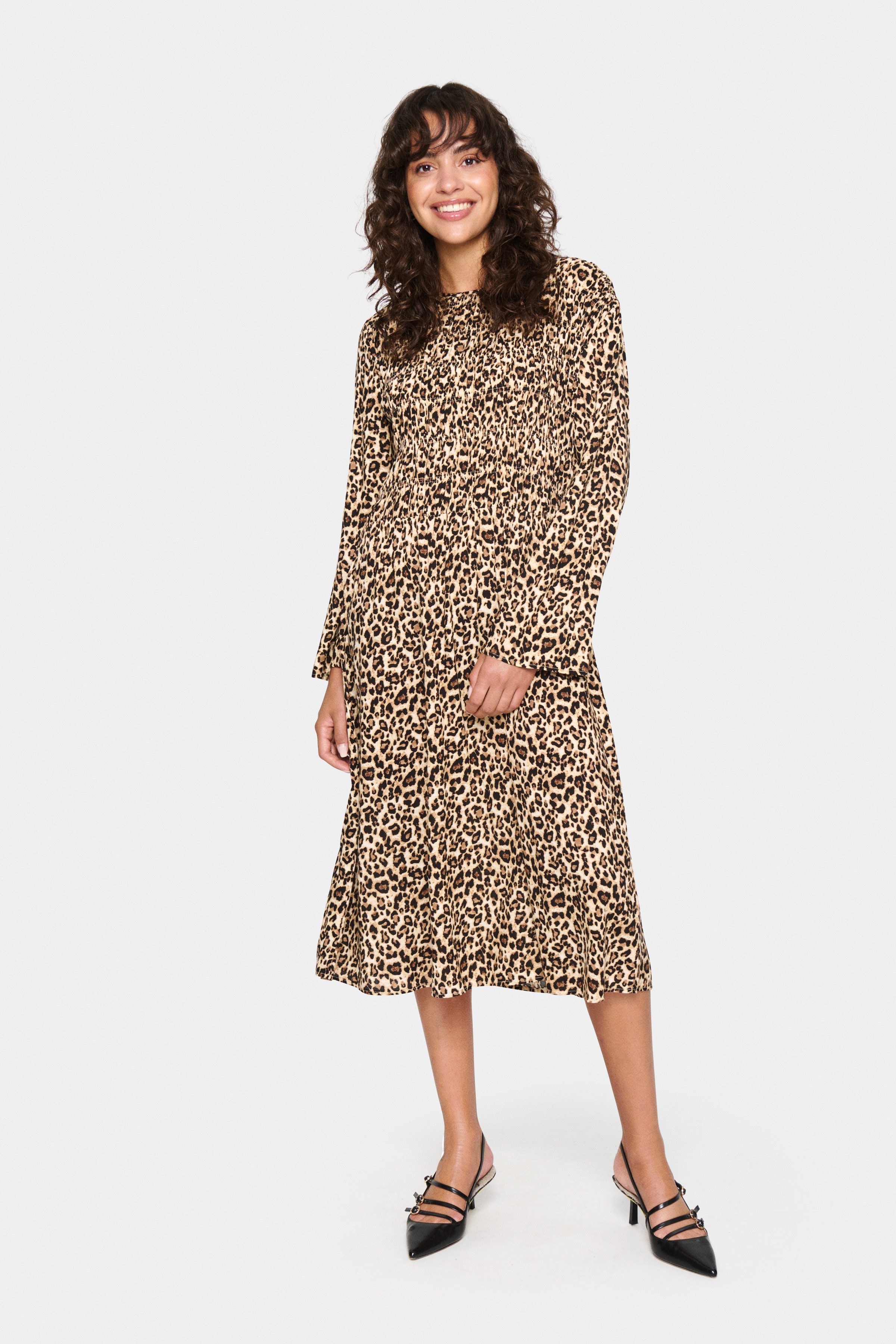 Saint Tropez Gesmokte jurk GazelSZ Dress