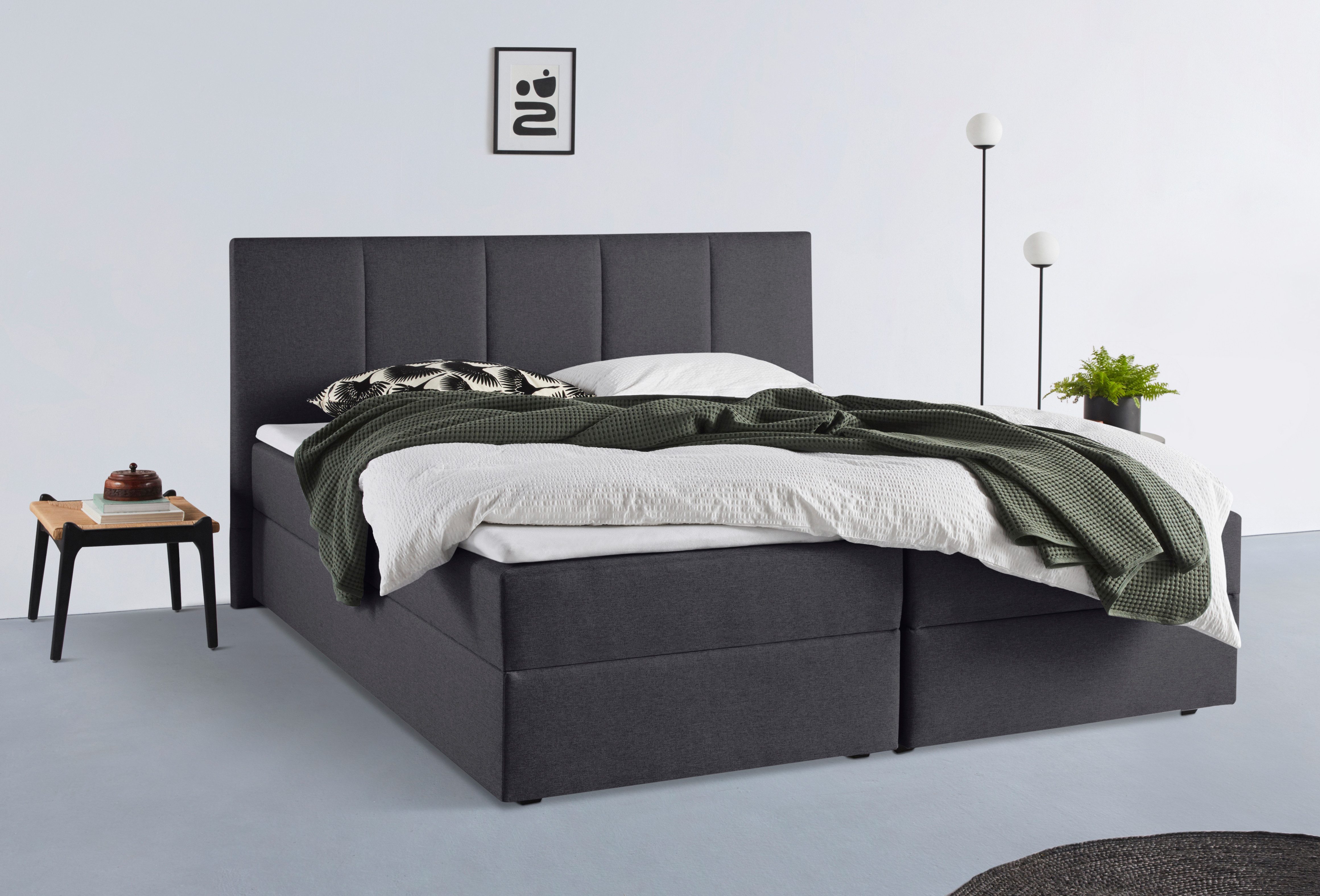 INOSIGN Boxspring Fidan optioneel met bedbox, verkrijgbaar in h2, h3 & h4