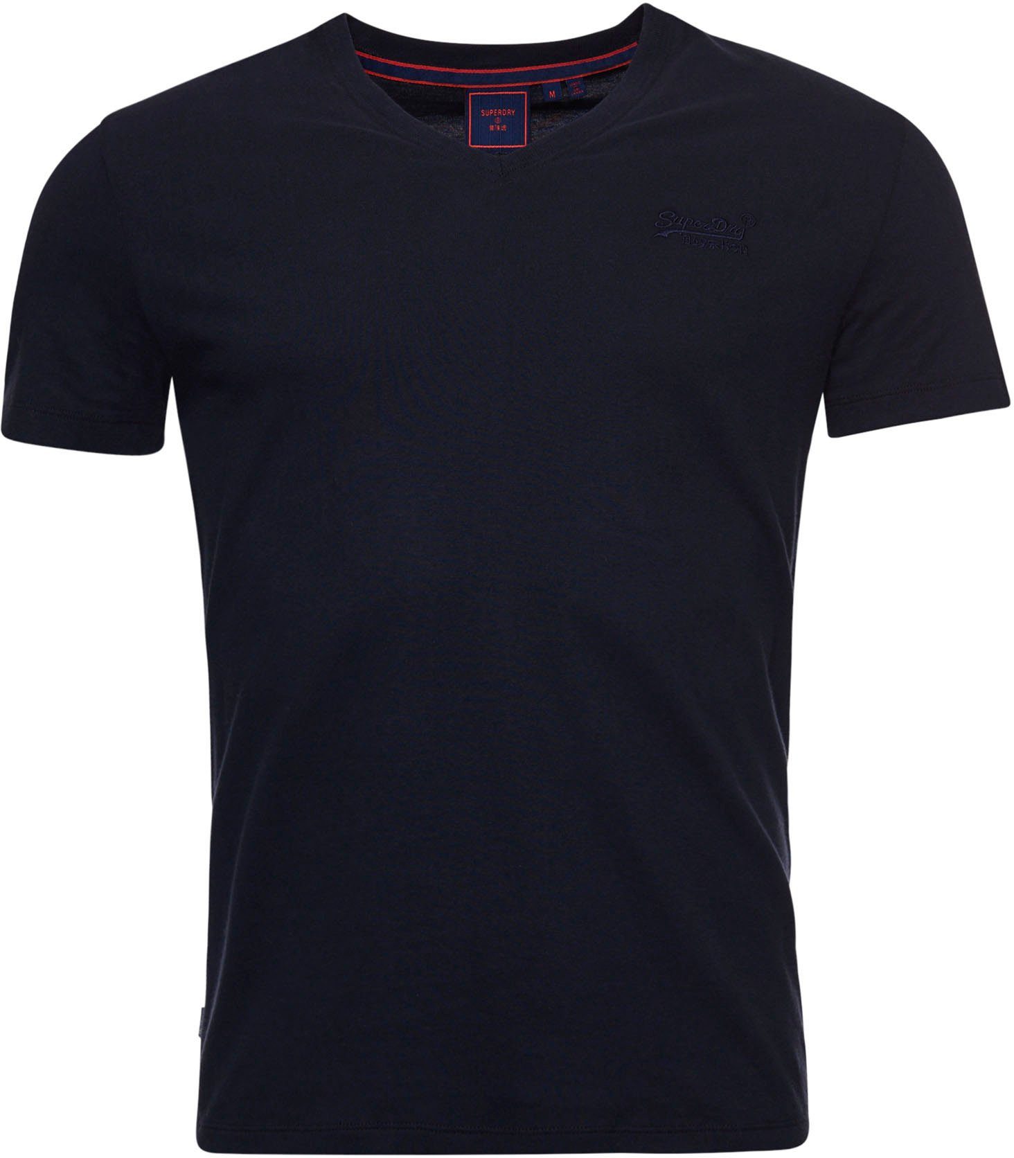 Superdry Shirt met V-hals VINTAGE LOGO EMB VEE