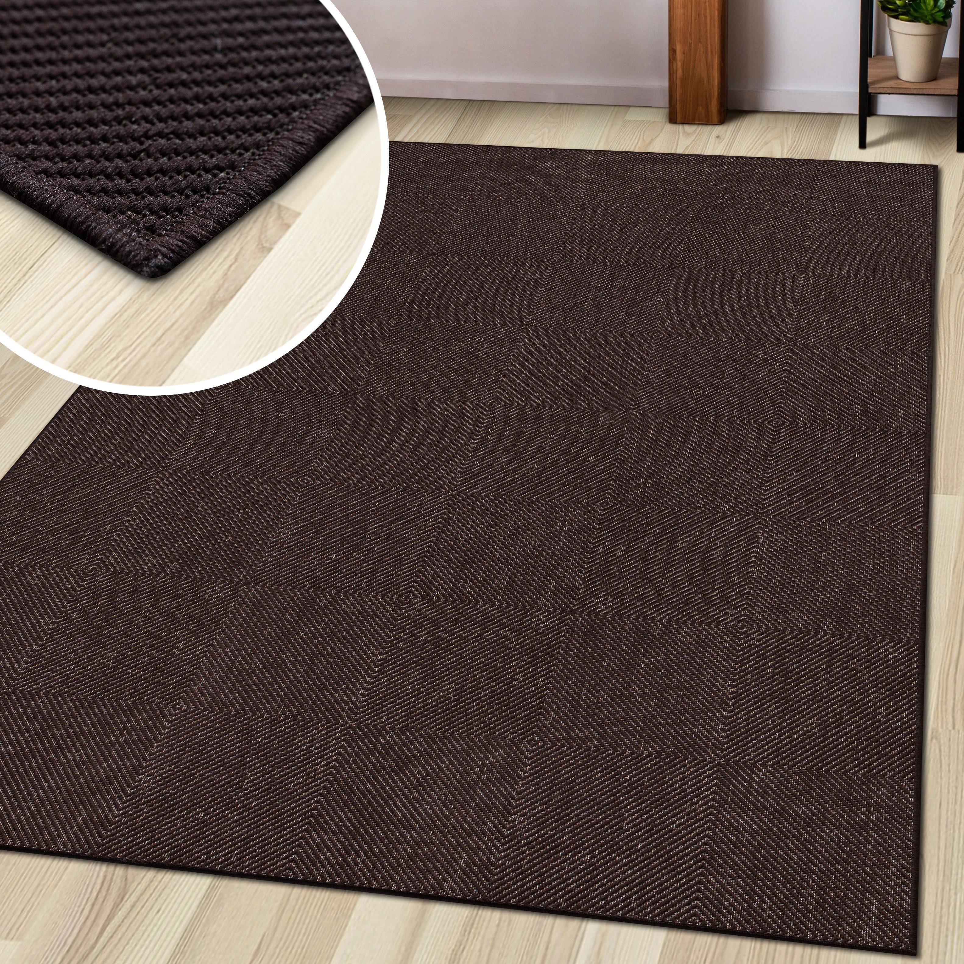 my home Vloerkleed Anna is ook als loper verkrijgbaar Geschikt voor binnen en buiten, sisal-look, weerbestendig & uv-bestendig