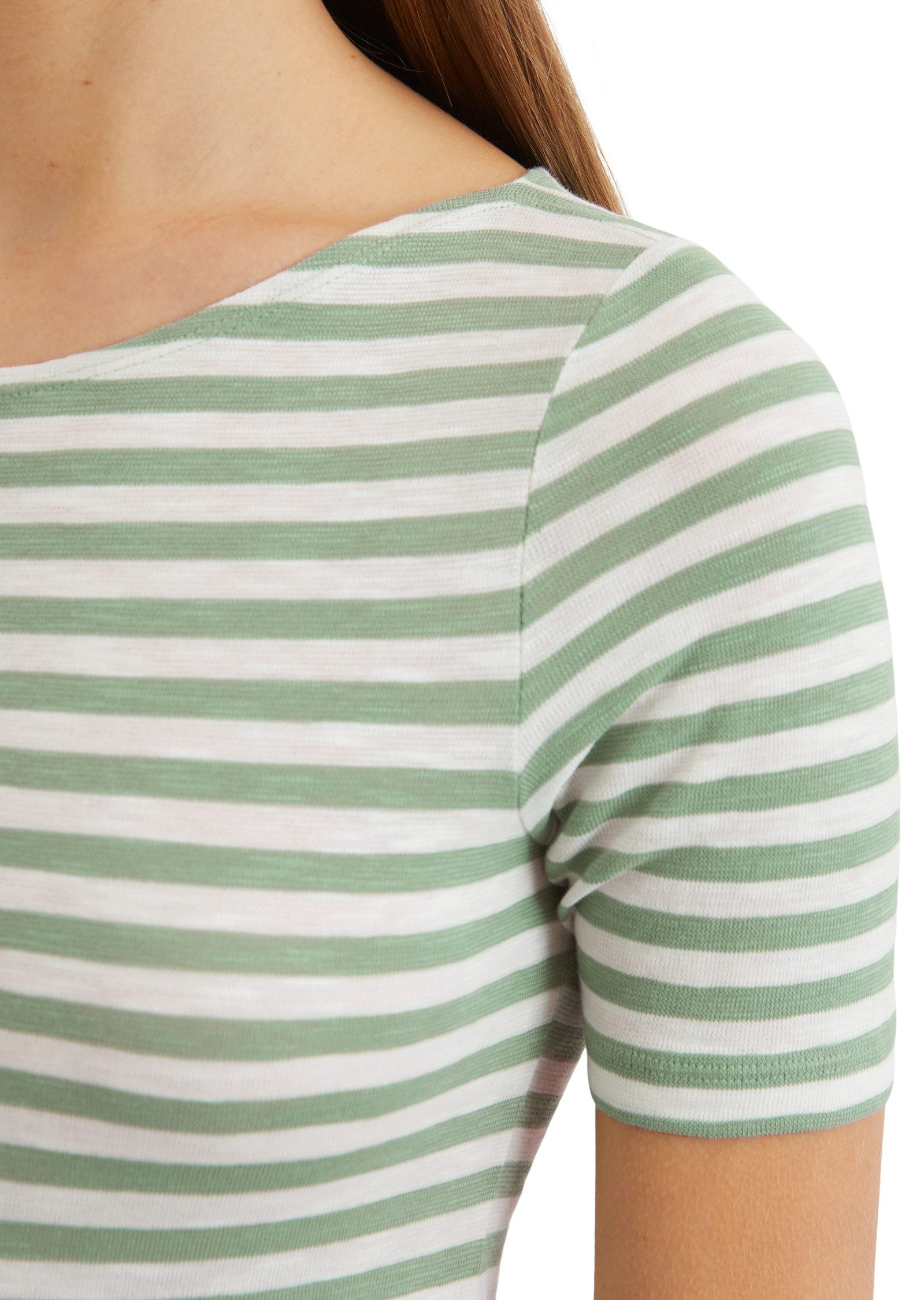 Marc O'Polo T-shirt met fijne strepen