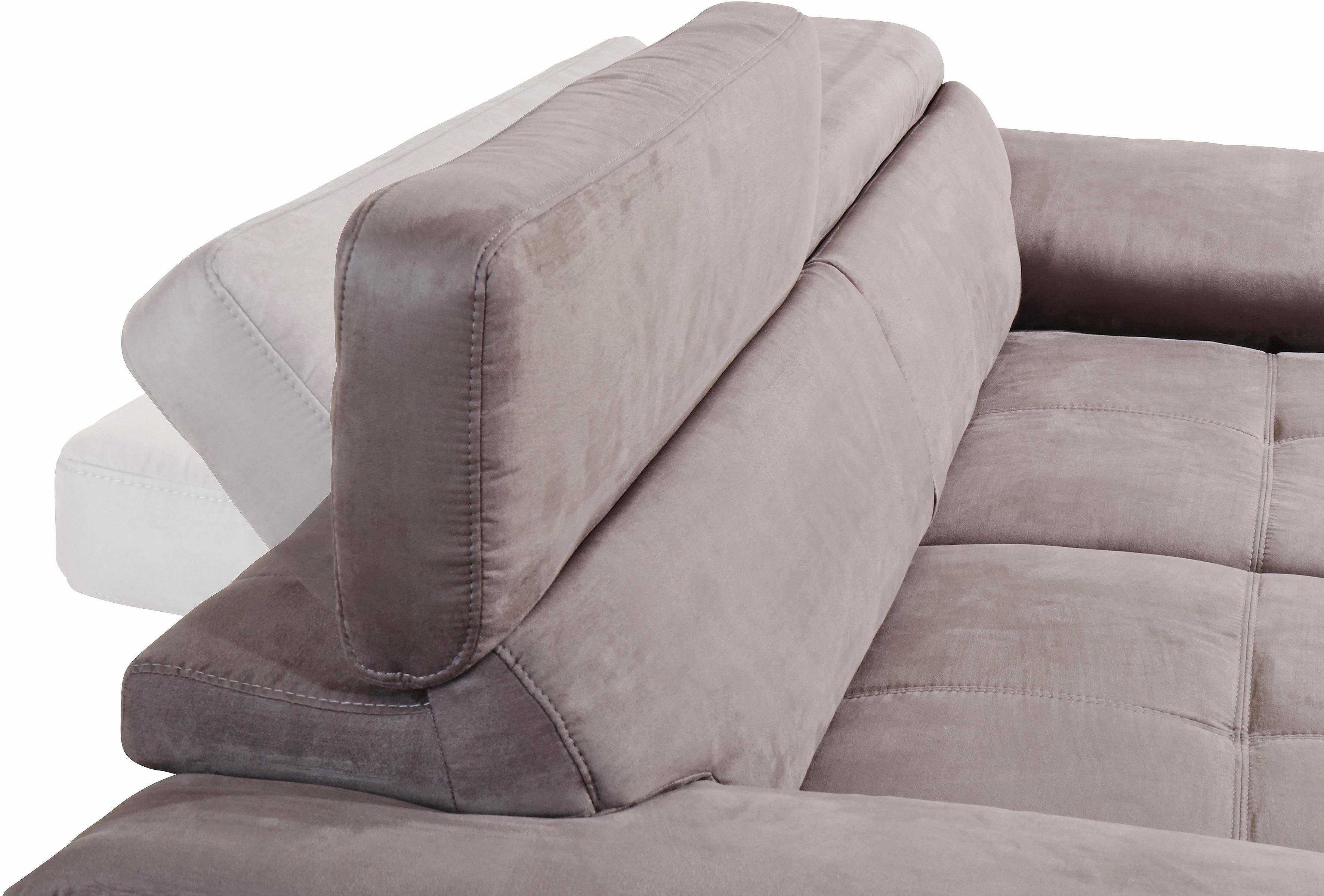 COTTA 2-zitsbank Speedway Big-sofa met verstelbare rugleuning