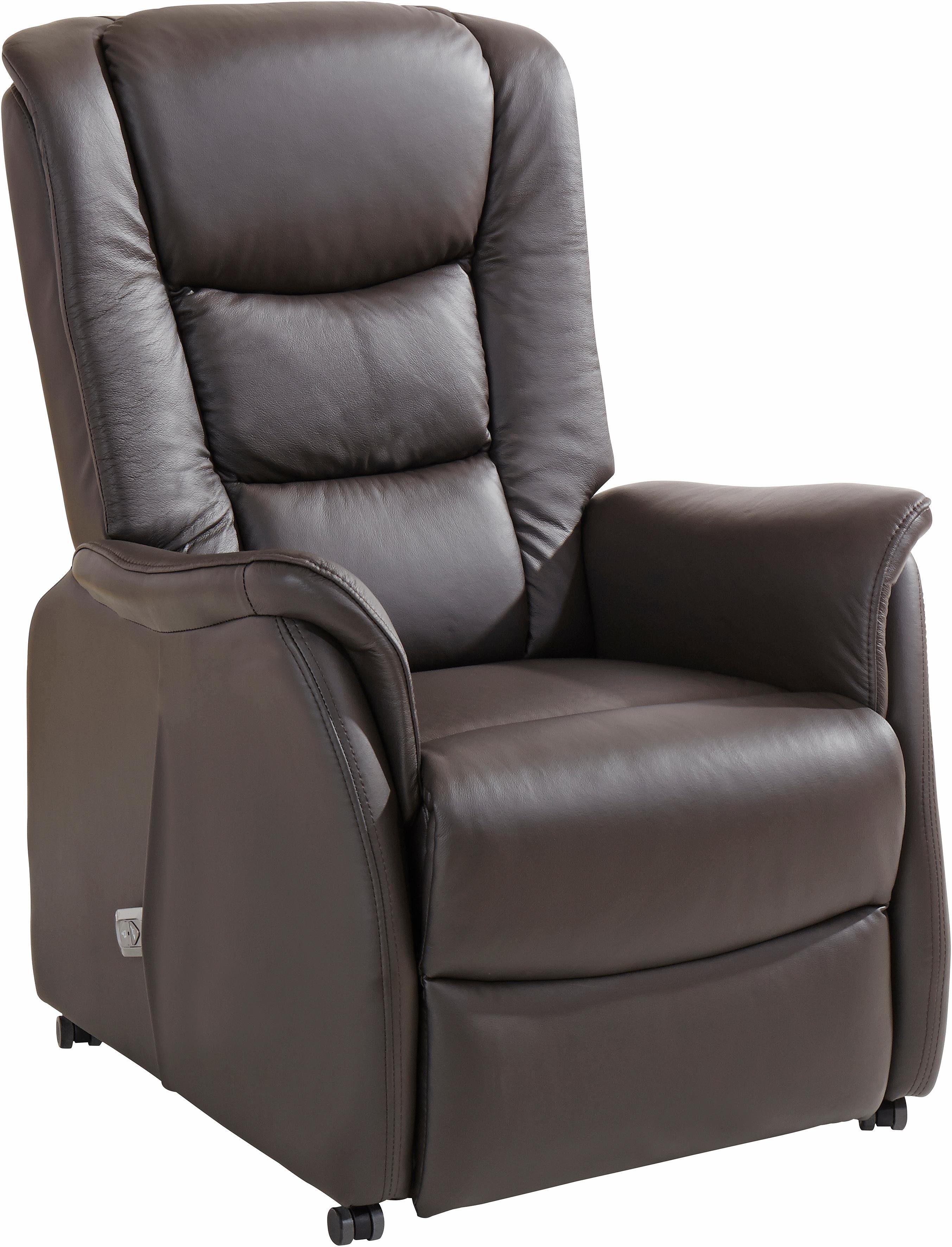 Duo Collection Relaxfauteuil Ponza met elektrische opstahulp Relaxfunctie en pocketveren binnenvering met stalen nosagvering (set)