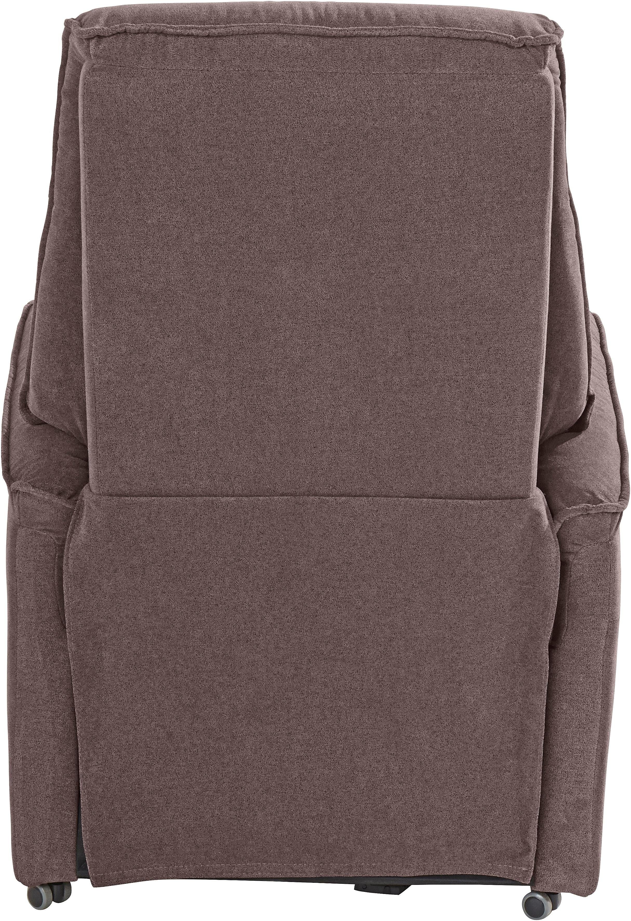 Duo Collection Relaxfauteuil Aurora XXL tot 150 kg draagvermogen, met elektrische opstahulp Relaxfunctie en pocketveren binnenvering met stalen nosagvering