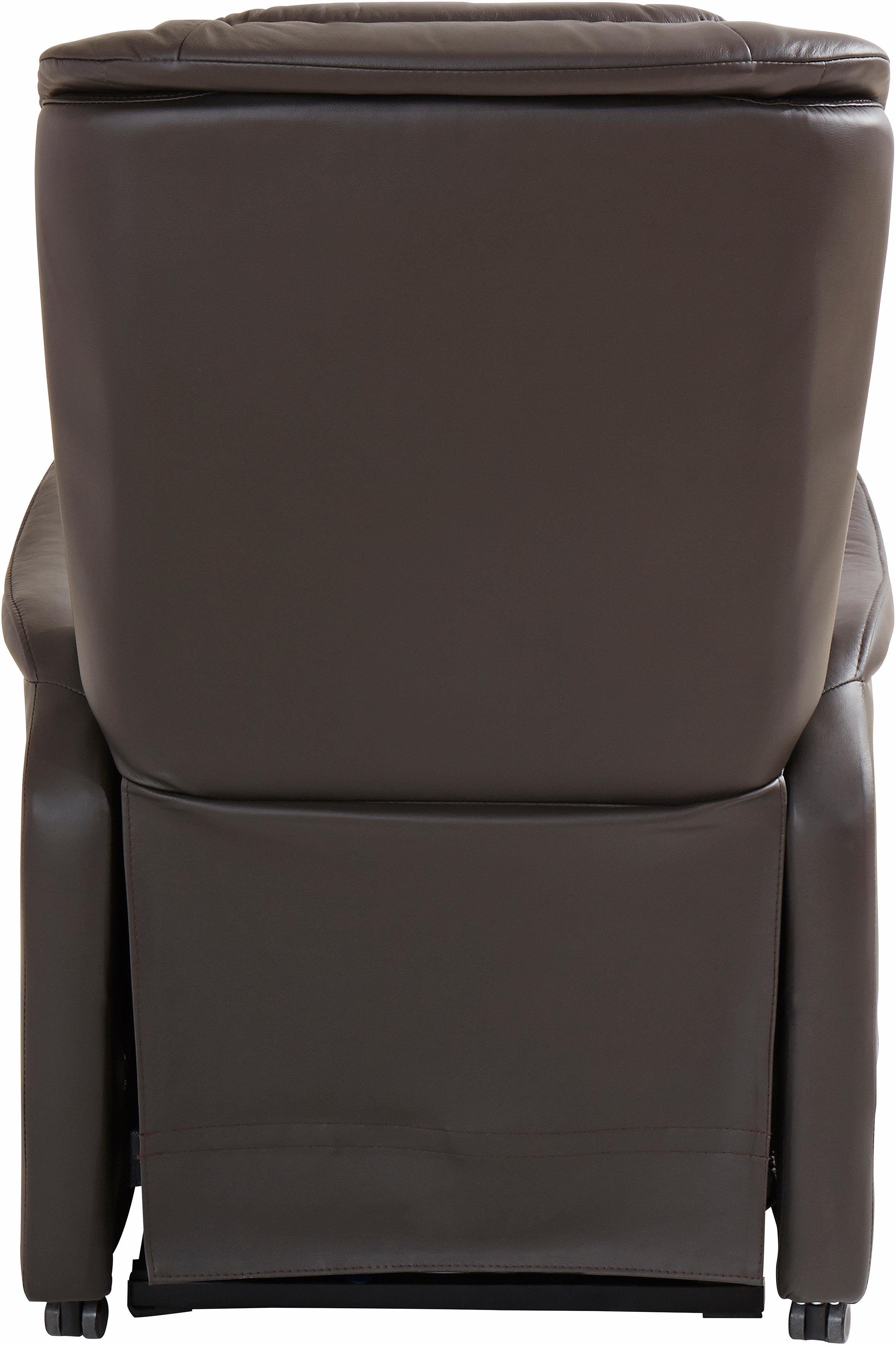 Duo Collection Relaxfauteuil Ponza met elektrische opstahulp Relaxfunctie en pocketveren binnenvering met stalen nosagvering (set)