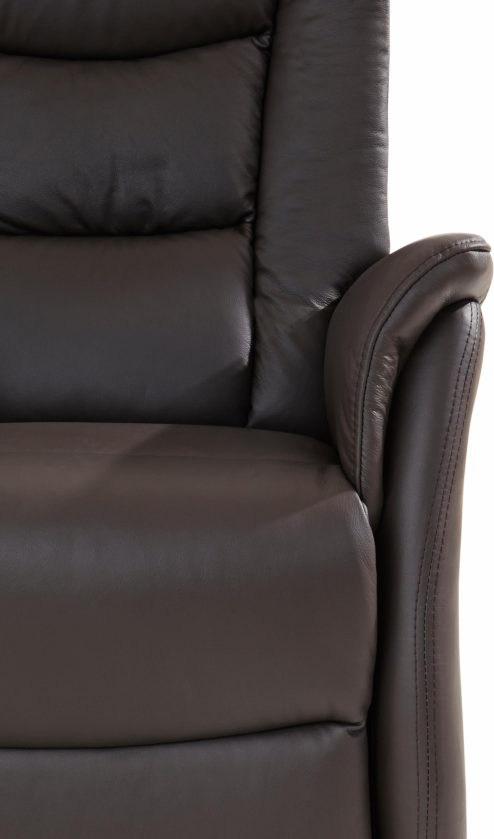 Duo Collection Relaxfauteuil Ponza met elektrische opstahulp Relaxfunctie en pocketveren binnenvering met stalen nosagvering (set)