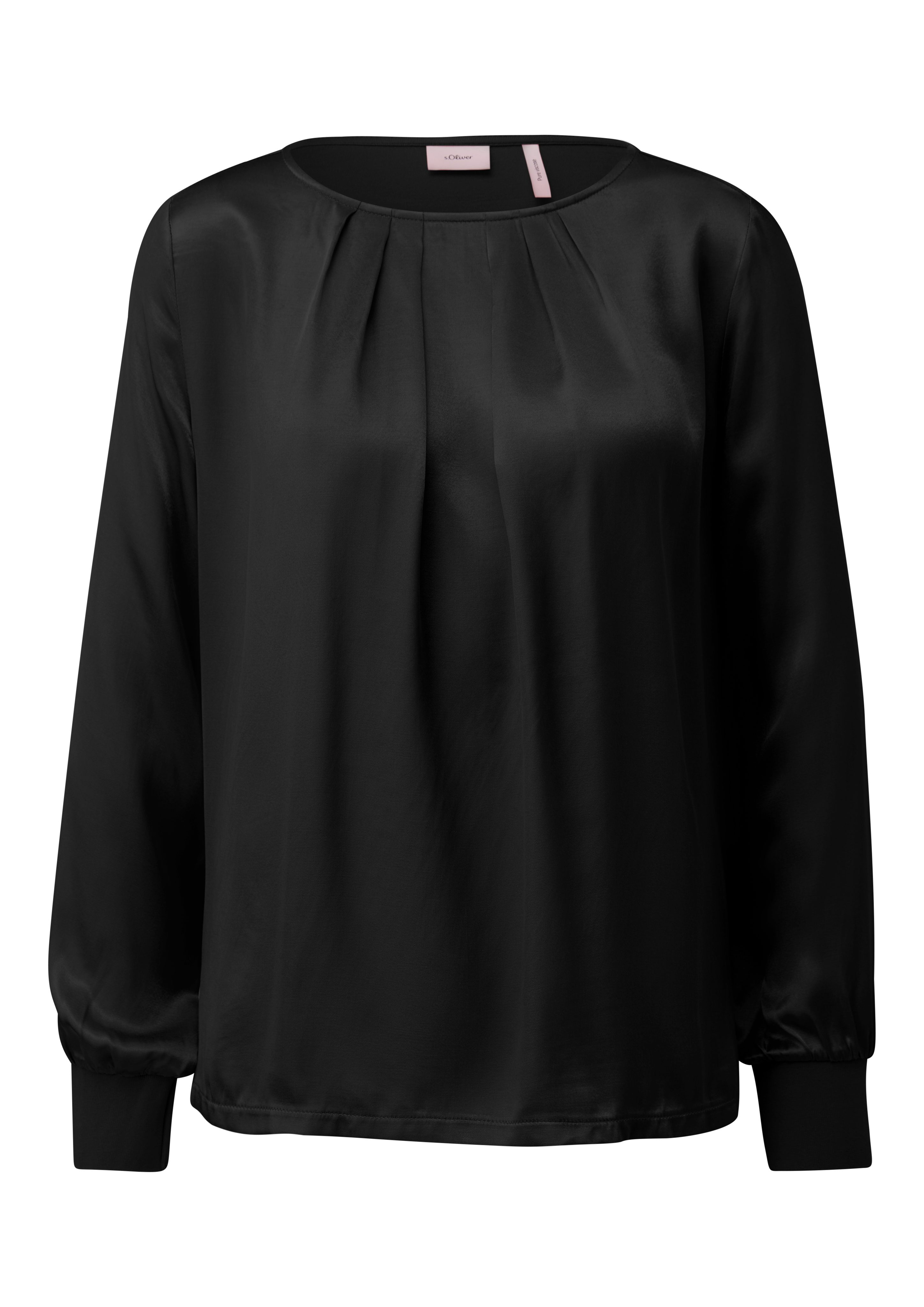 s.Oliver BLACK LABEL Shirt met lange mouwen met boothals