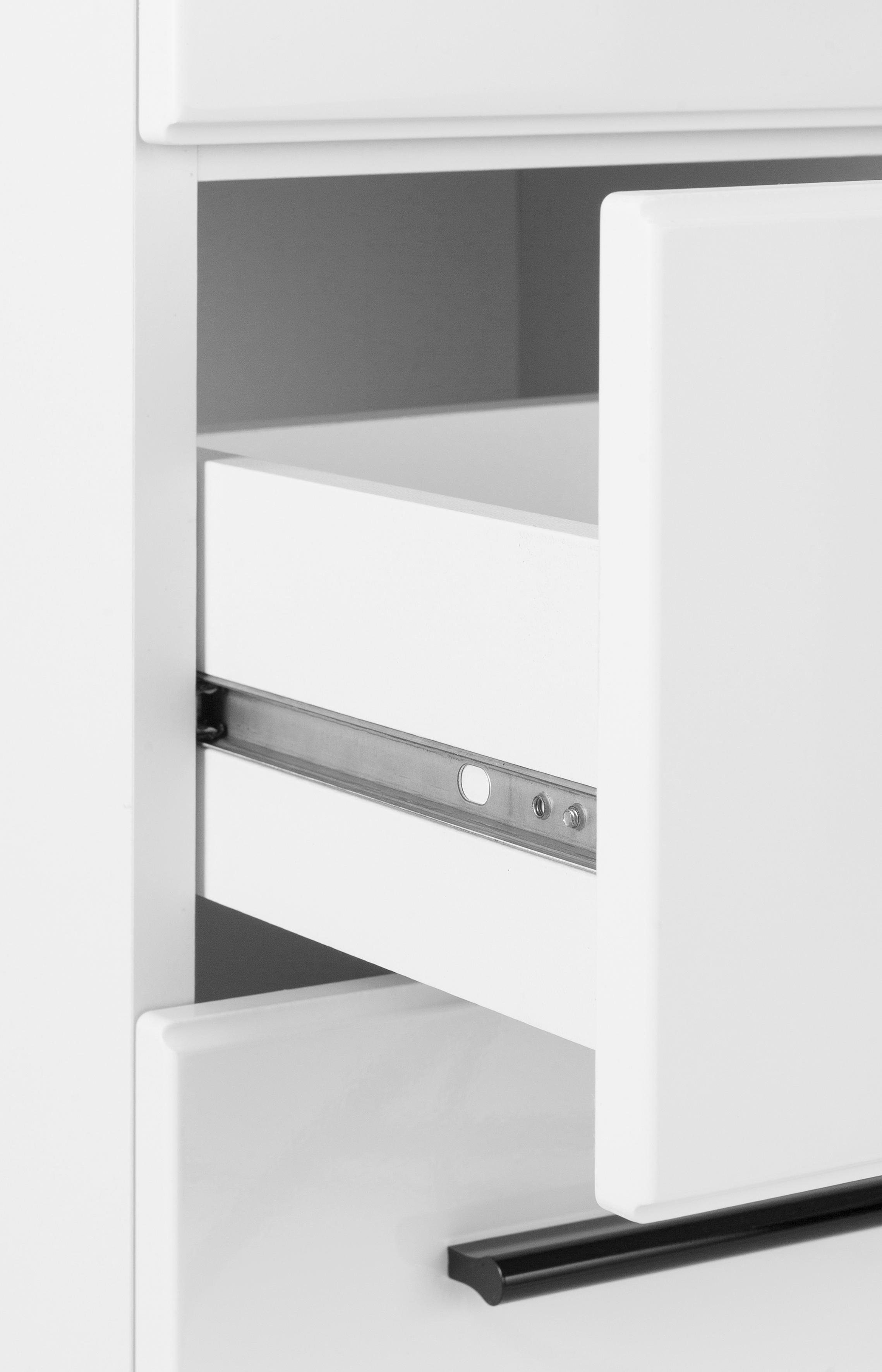INOSIGN Hoge kast Sovana Badkast met een lade en 5 vakken - (B/D/H) 30/31/182 cm