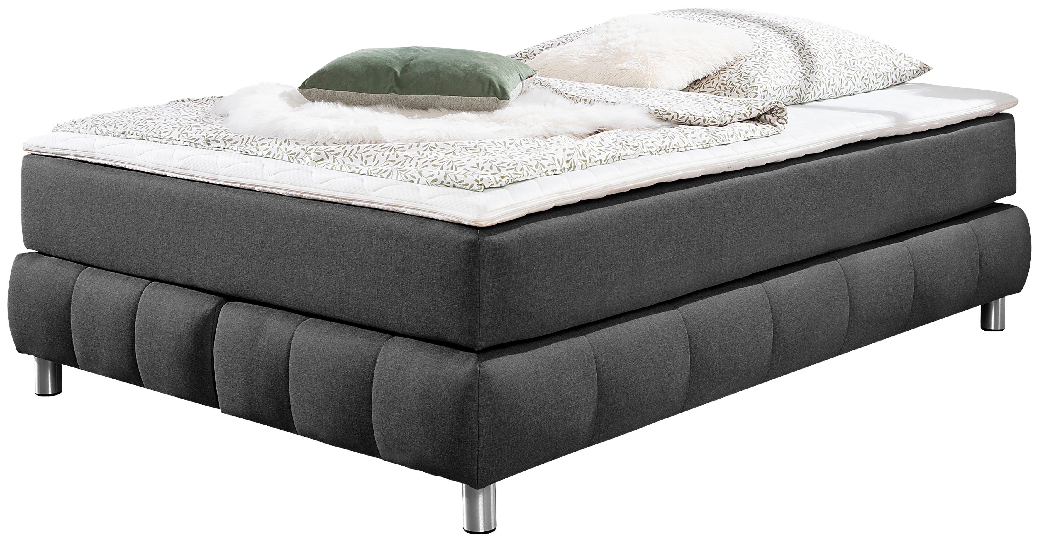 andas Boxspring Salo Zonder hoofdbord, incl. matrastopper, ook in extra lange versie 220 cm verkrijgbaar