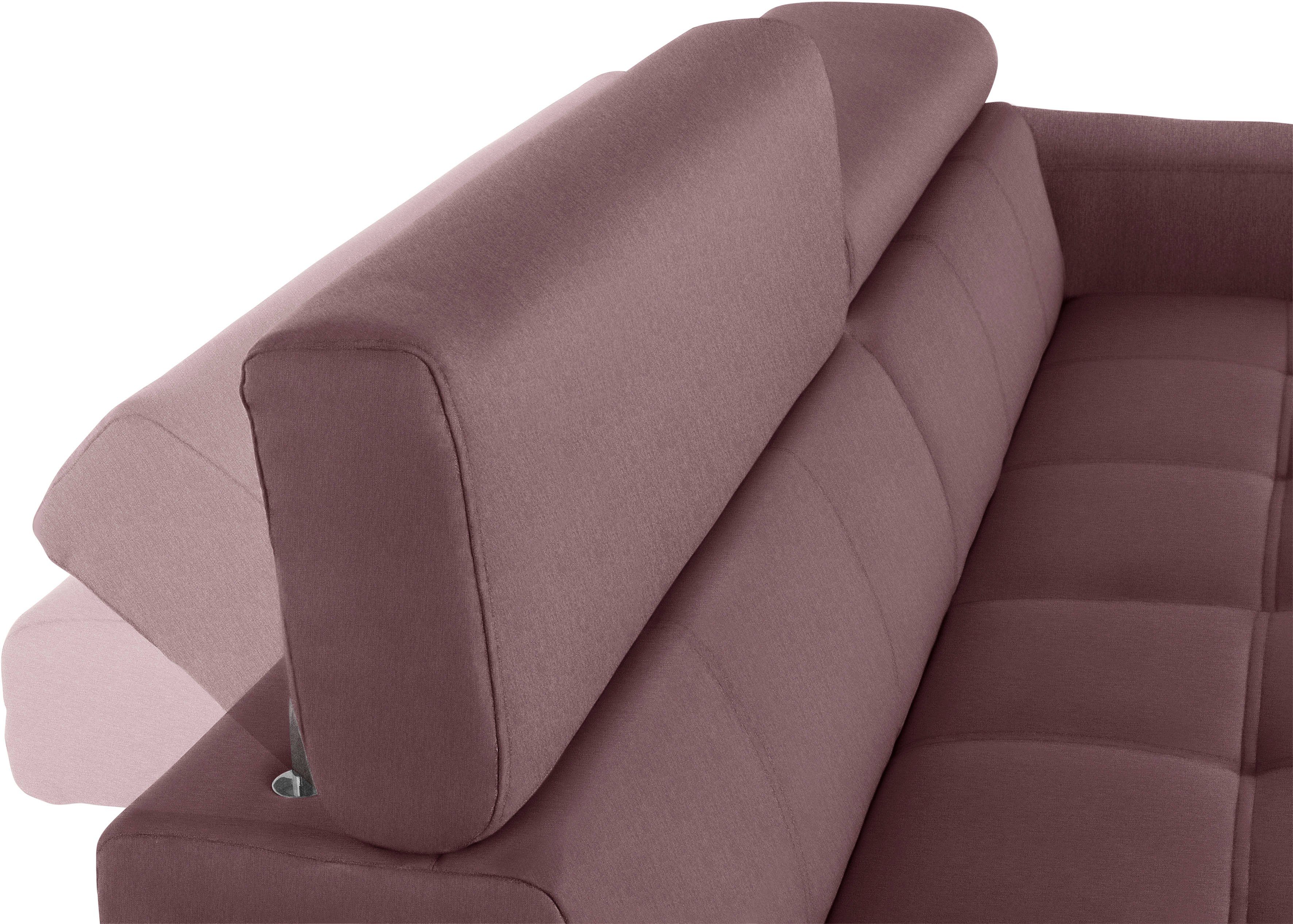 DOMO collection 2,5-zitsbank Cunelli tijdloos en elegant, moderne zitnaden als designelement,