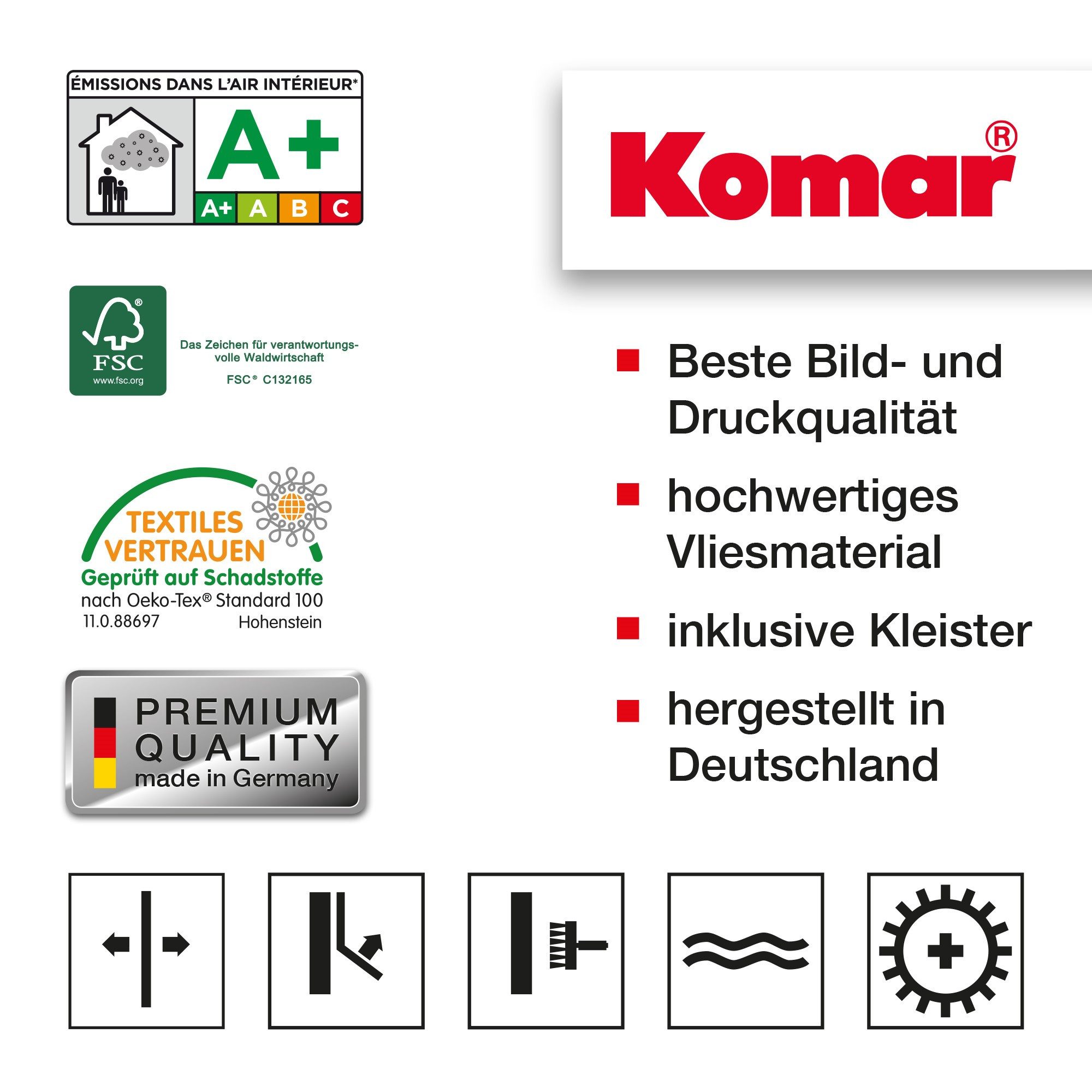 Komar Fotobehang Enchanted Jungle 38 mm dikte, diepte 60 cm (1 stuk)