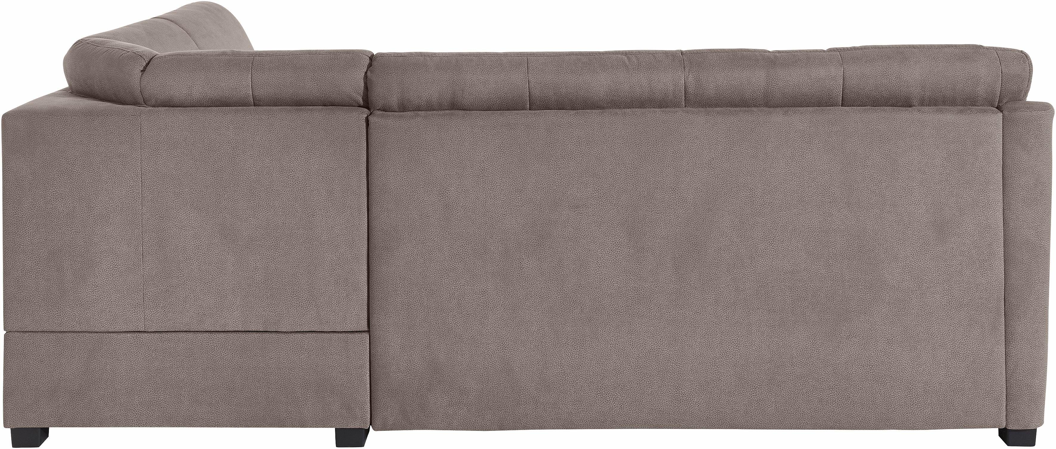 sit&more Hoekbank Pandora L-vorm naar keuze met slaapfunctie en bedkist